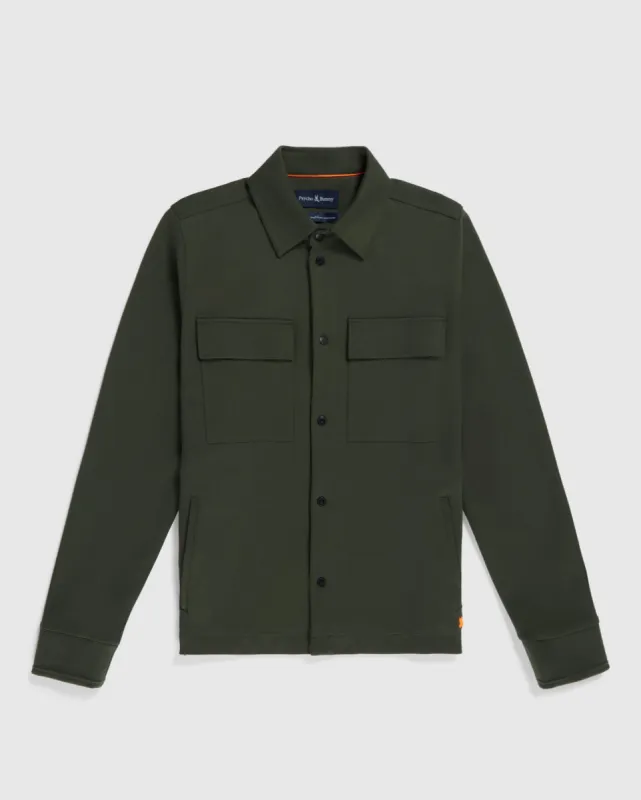 MENS OAKLAND KNIT SHACKET - B6J711A200 made by Psycho Bunny