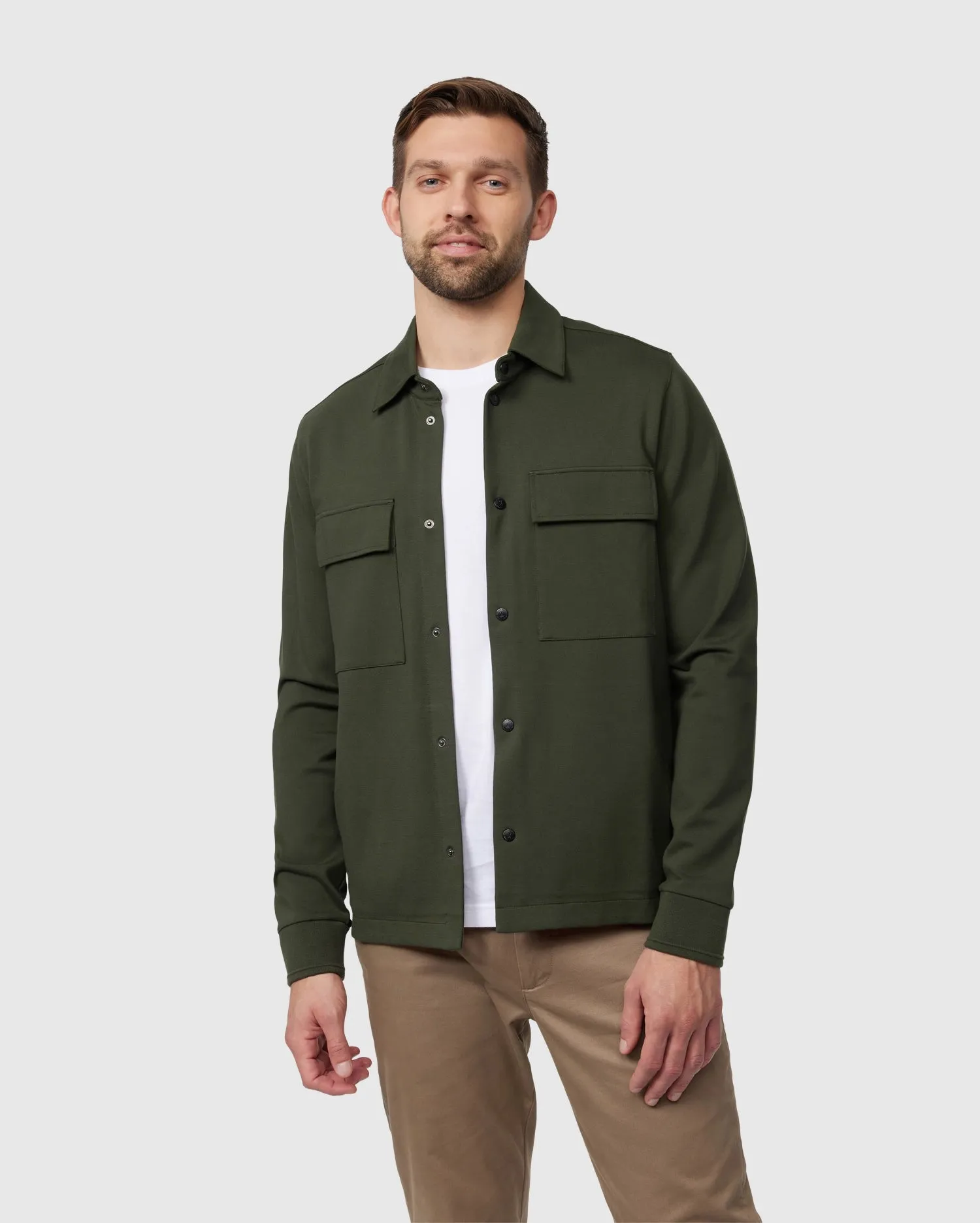 MENS OAKLAND KNIT SHACKET - B6J711A200 sold by Psycho Bunny product image thumbnail 2