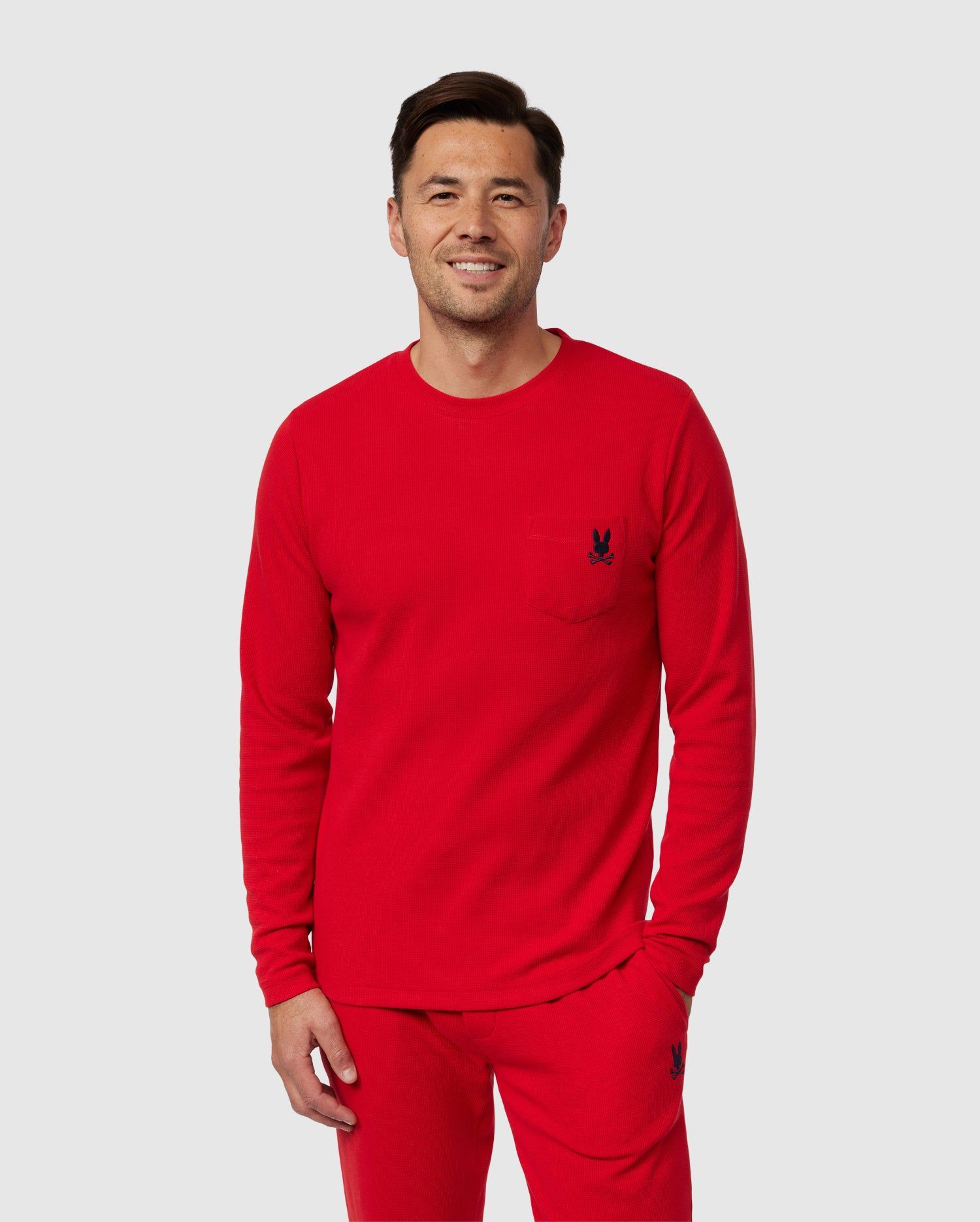 MENS WAFFLE POCKET LONG SLEEVE TEE - B6T672A2CO sold by Psycho Bunny product image thumbnail 3