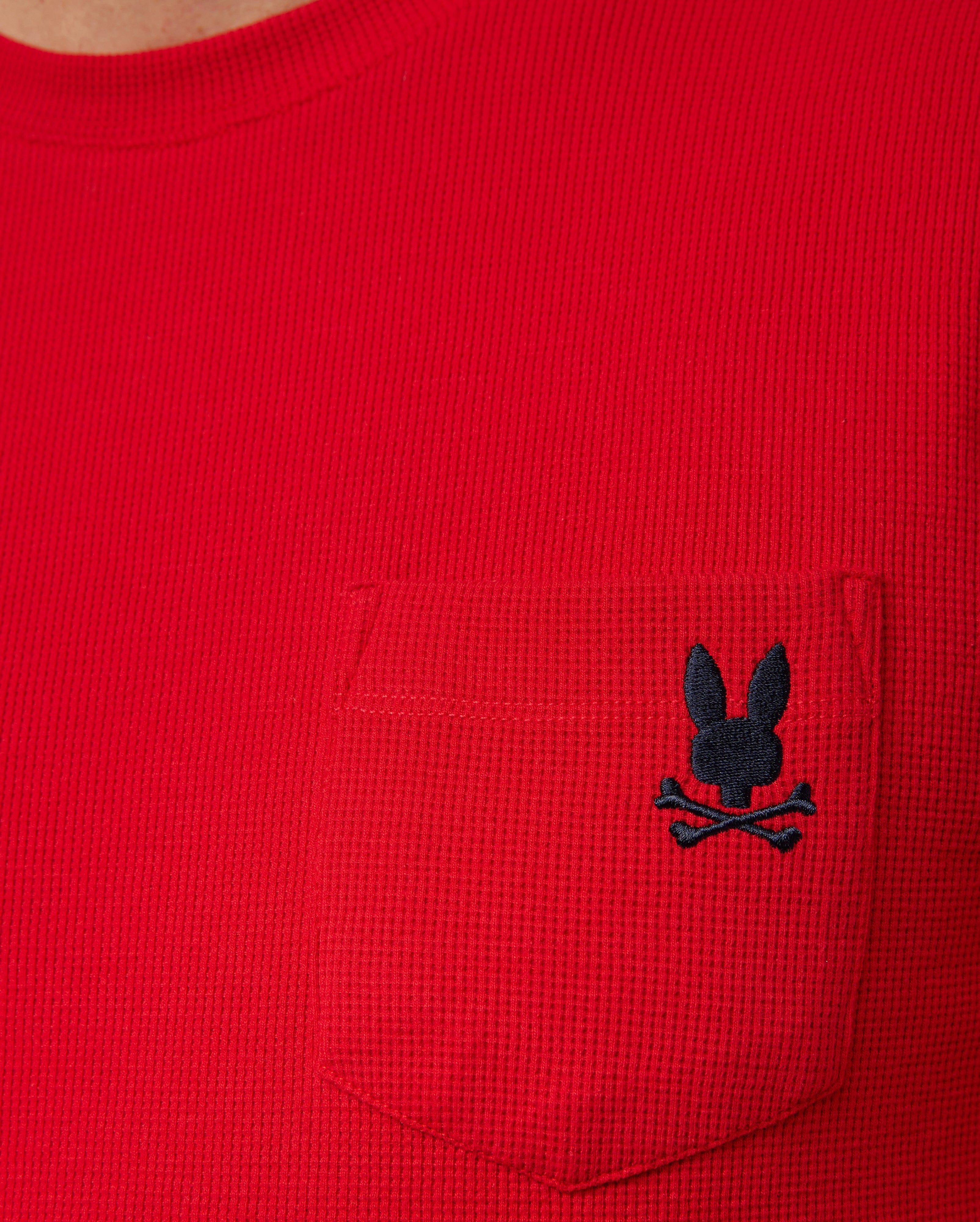 MENS WAFFLE POCKET LONG SLEEVE TEE - B6T672A2CO sold by Psycho Bunny product image thumbnail 5