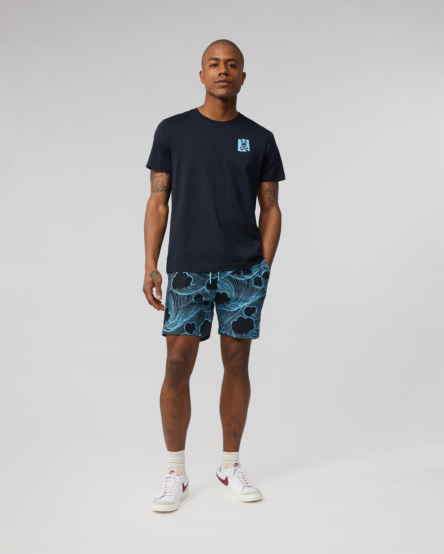 MENS THAMES SWIM SHORTS - B6W430T1PO sold by Psycho Bunny product image thumbnail 4