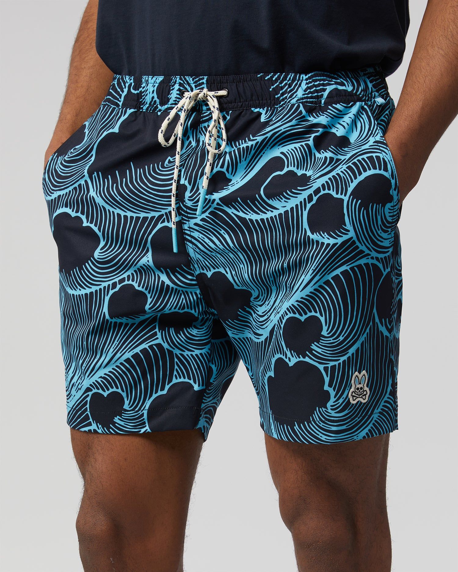 MENS THAMES SWIM SHORTS - B6W430T1PO sold by Psycho Bunny