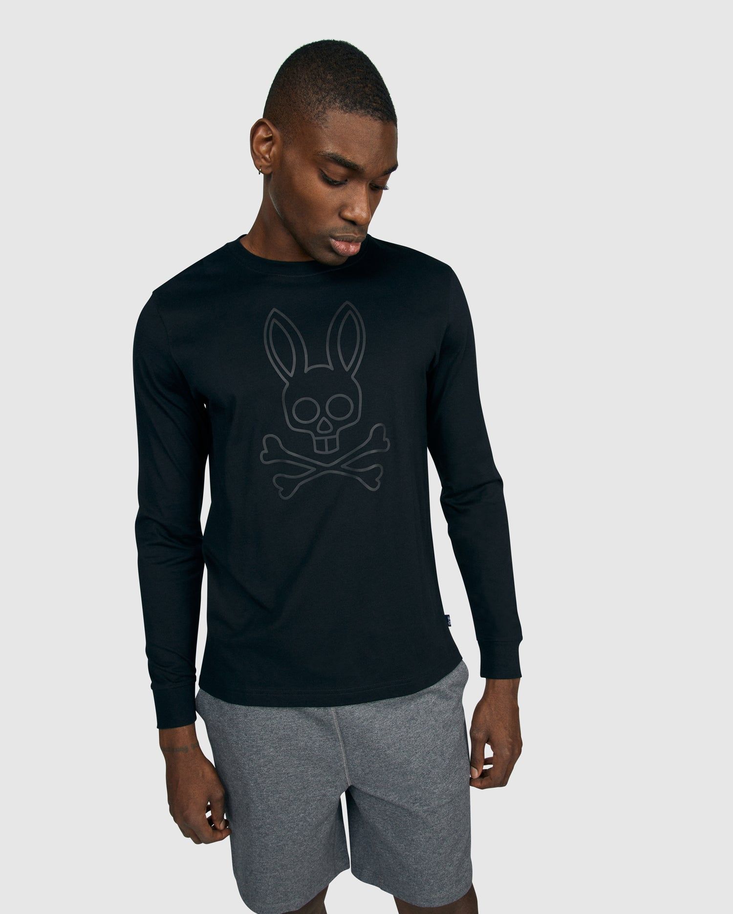 MENS OWEN BUNNY LONG SLEEVE T SHIRT - B6T105S1PC sold by Psycho Bunny