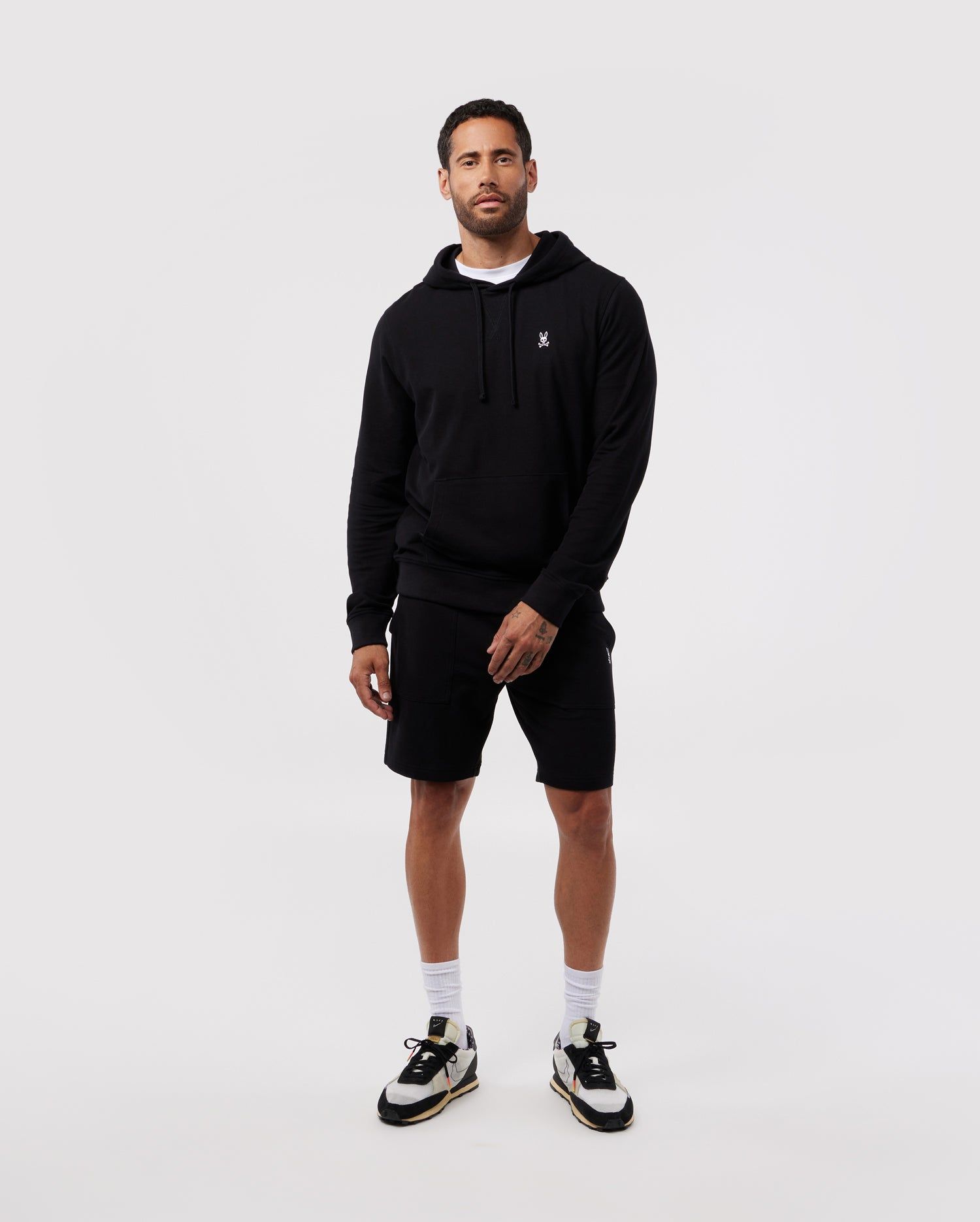 MENS BERKELEY LIGHTWEIGHT PIQUE HOODIE - B6H221Y1FT sold by Psycho Bunny product image thumbnail 4