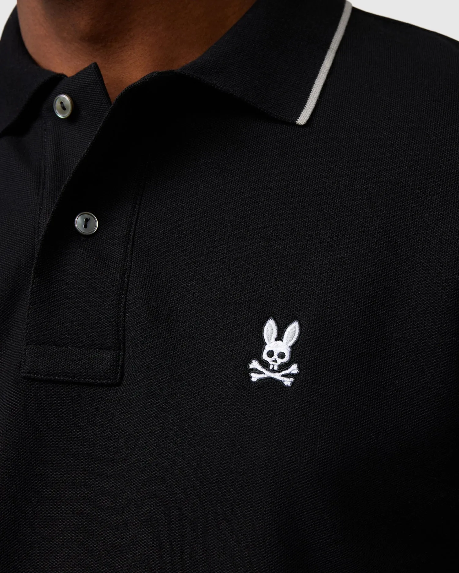 MENS TROY PIQUE POLO - B6K144B200 sold by Psycho Bunny product image thumbnail 3