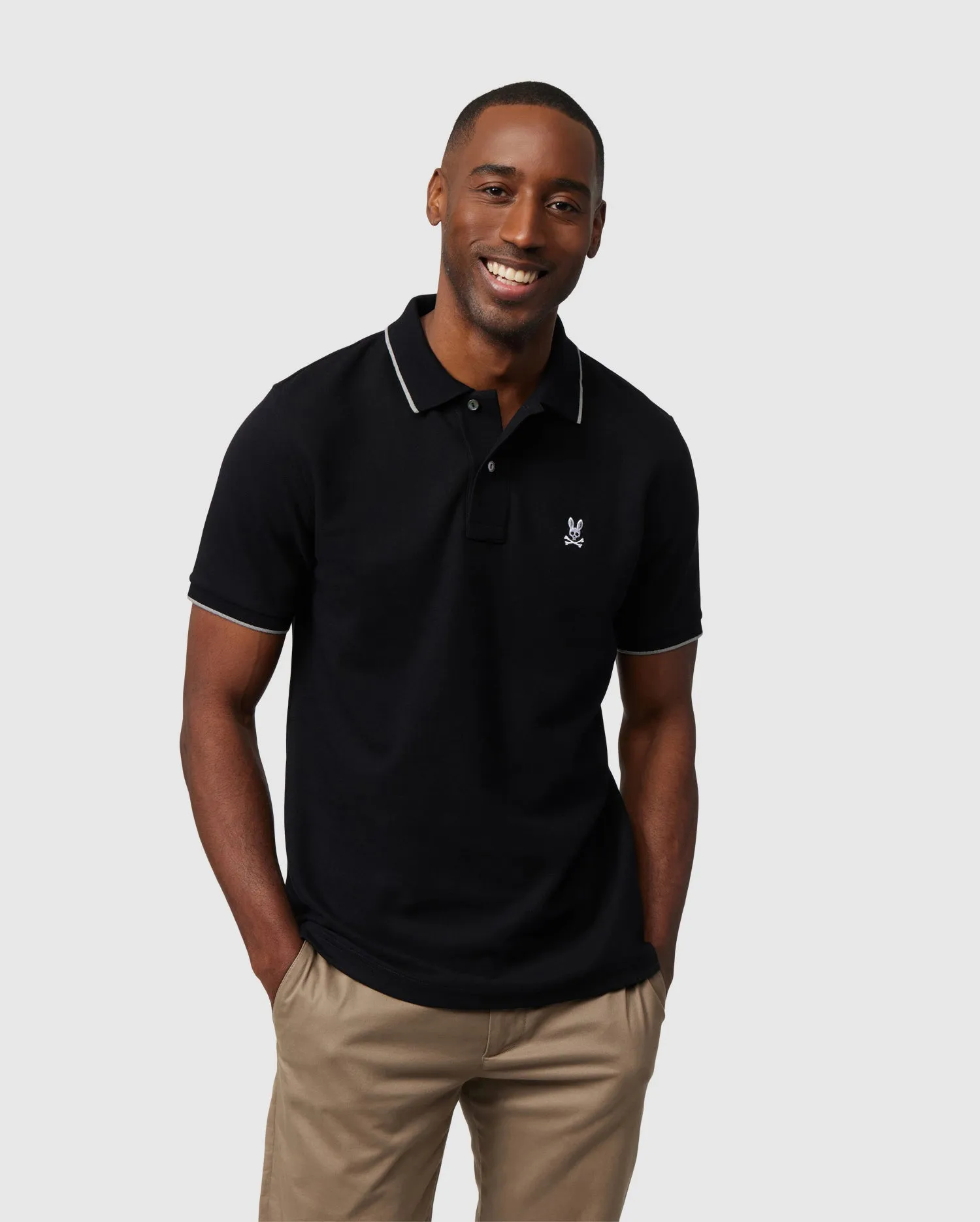 MENS TROY PIQUE POLO - B6K144B200 sold by Psycho Bunny