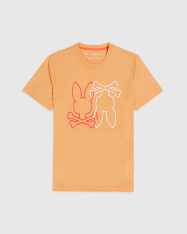 MENS WINTON EMBROIDERED TEE - B6U626A2PC sold by Psycho Bunny