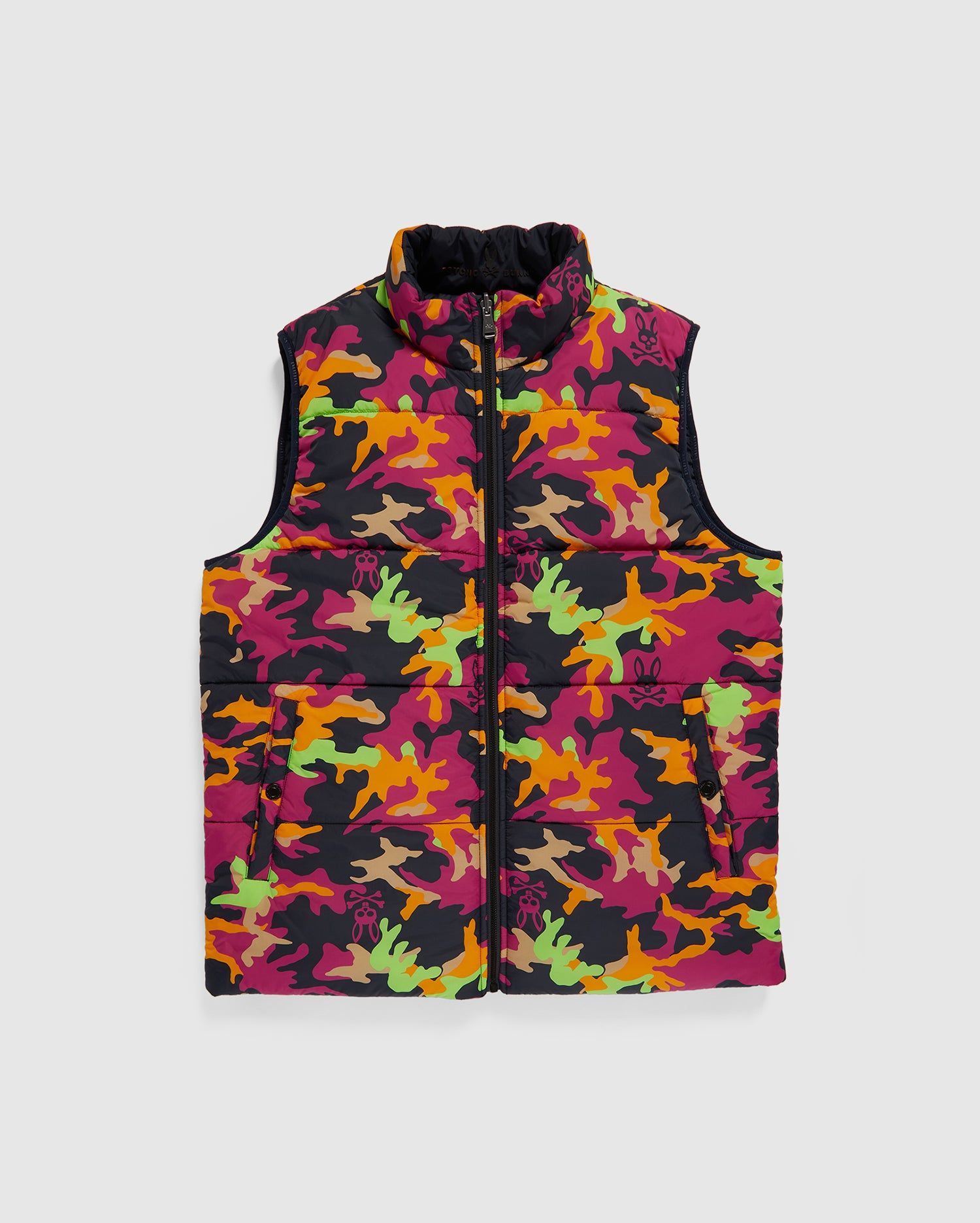 MENS ALLEN REVERSIBLE CAMO PUFFER VEST - B6N810U1NL sold by Psycho Bunny product image thumbnail 5