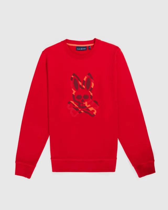 MENS APPLE VALLEY CREW SWEATSHIRT - B6S634A2FT made by Psycho Bunny