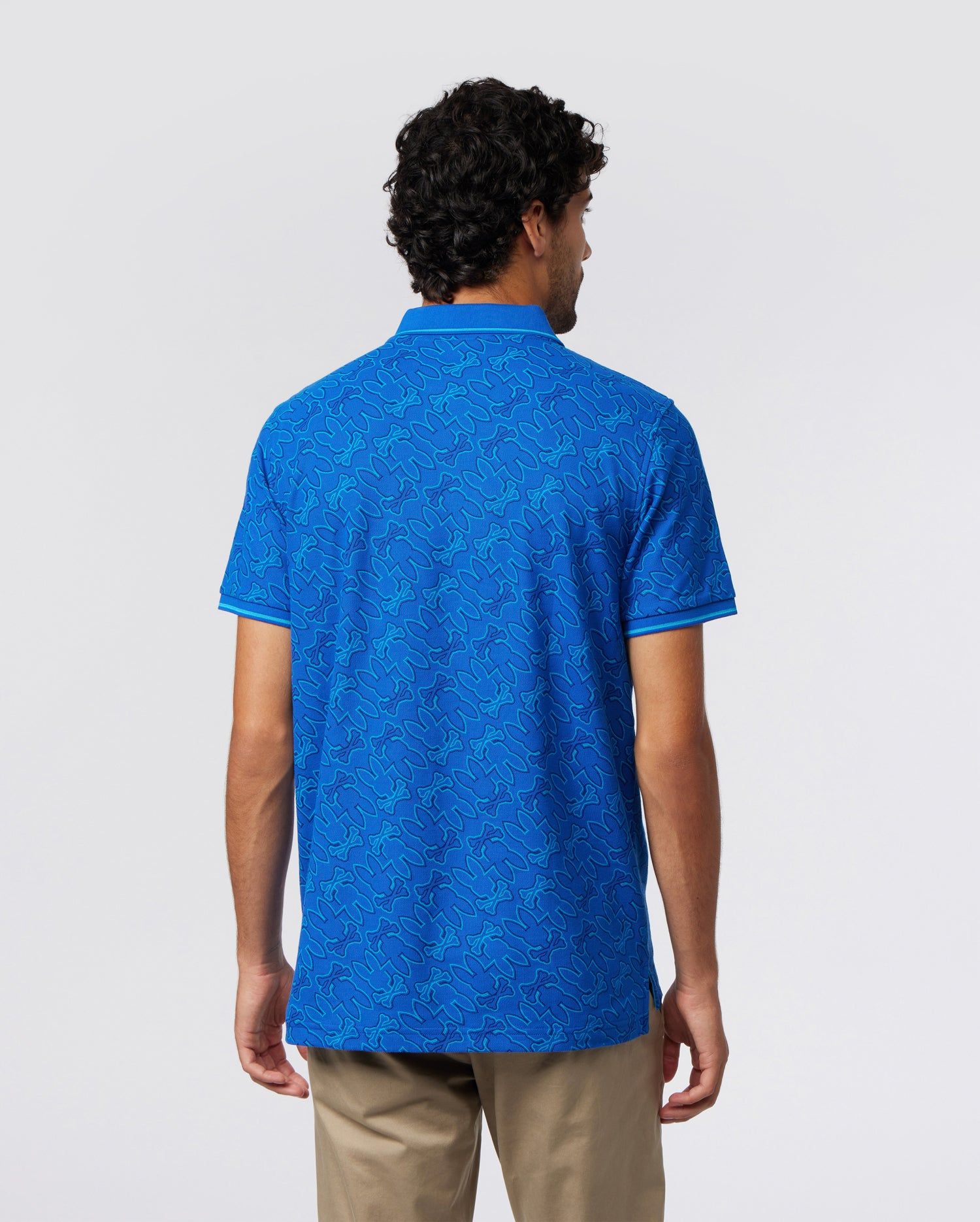 MENS CHESTER ALL OVER PRINT PIQUE POLO - B6K576Z1PC sold by Psycho Bunny product image thumbnail 5