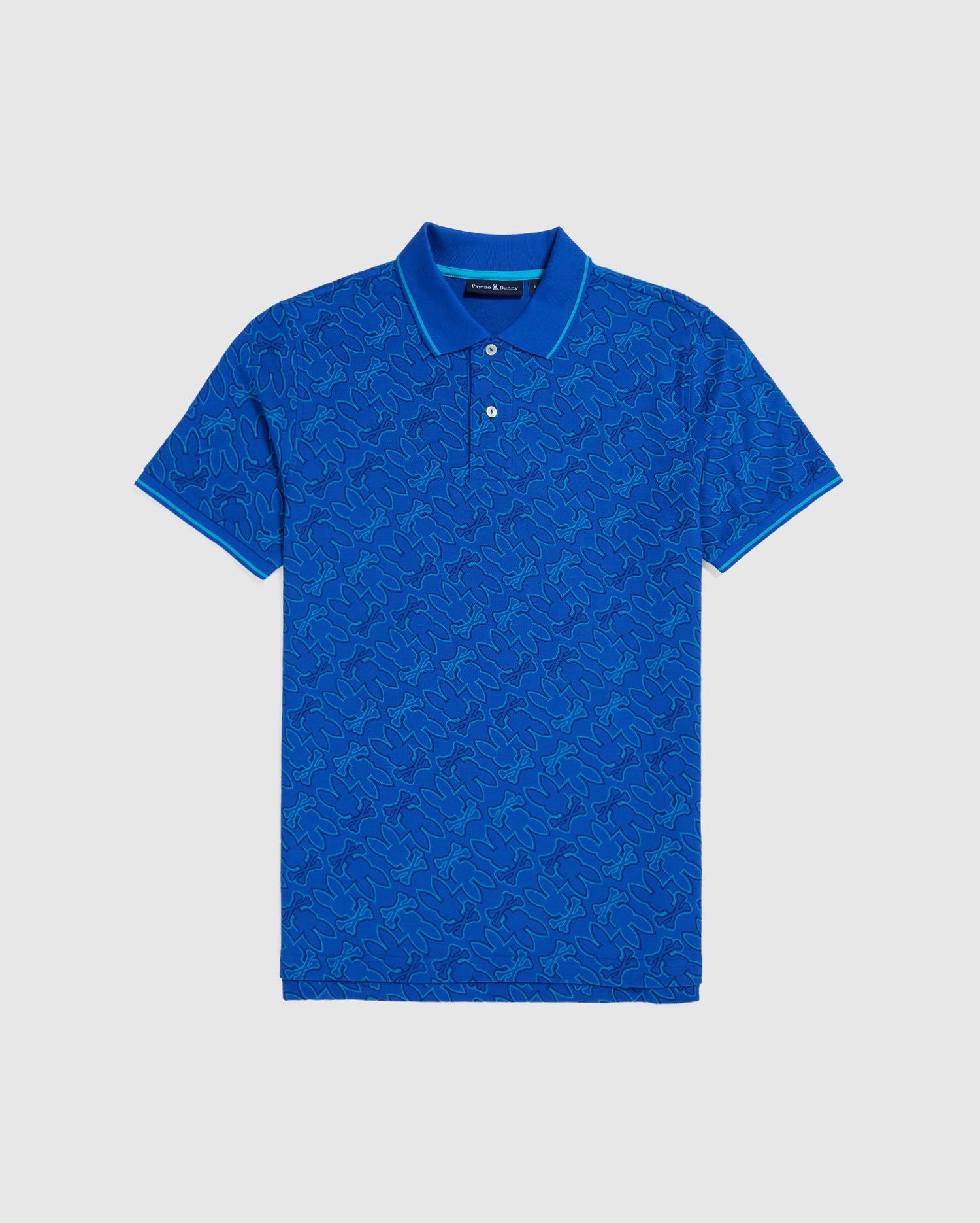 MENS CHESTER ALL OVER PRINT PIQUE POLO - B6K576Z1PC sold by Psycho Bunny