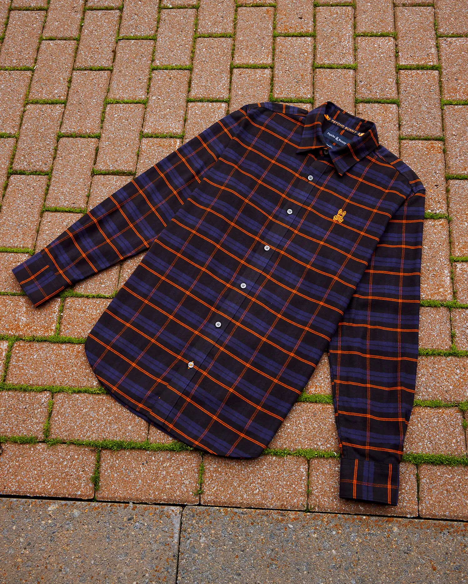 MENS FORRESTON BRUSHED LONG SLEEVE SHIRT - B6C553Z1SH sold by Psycho Bunny product image thumbnail 2