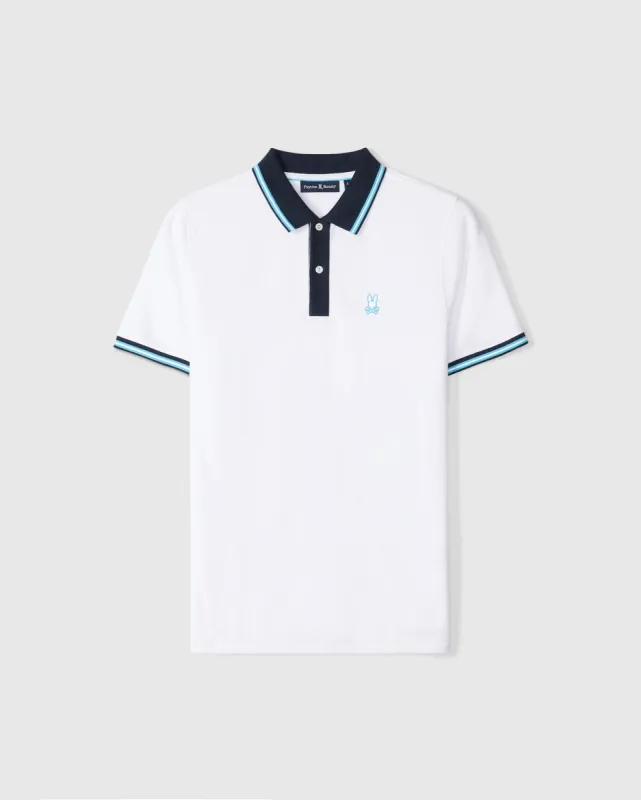 MENS SALINA PIQUE POLO SHIRT - B6K379B200 sold by Psycho Bunny