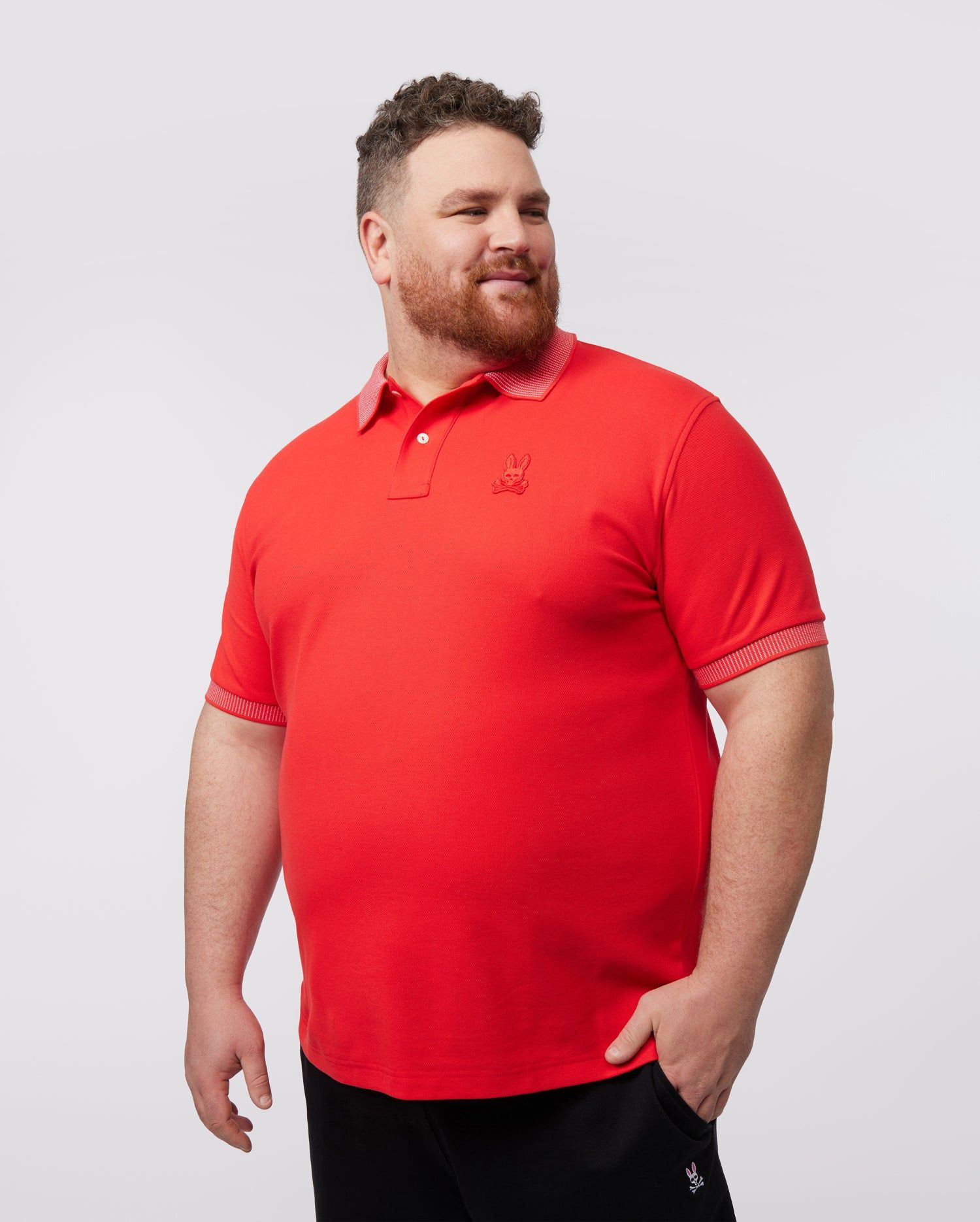 MENS BIG AND TALL DAMON PIQUE POLO - B9K928Y1PC sold by Psycho Bunny product image thumbnail 2