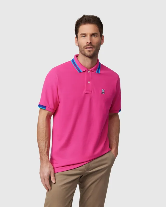 MENS WOODSTOCK PIQUE POLO SHIRT - B6K141B200 made by Psycho Bunny