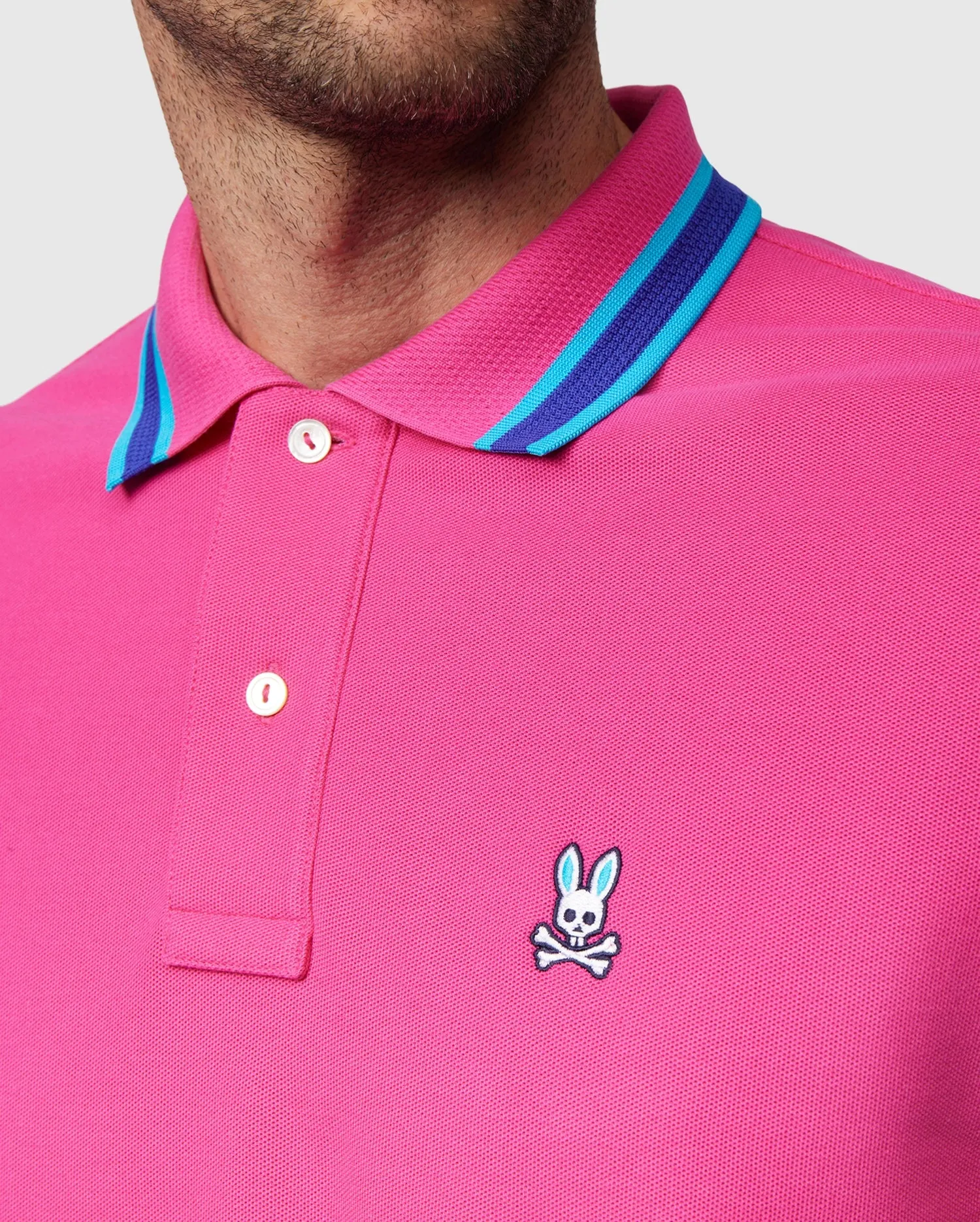 MENS WOODSTOCK PIQUE POLO SHIRT - B6K141B200 sold by Psycho Bunny product image thumbnail 3