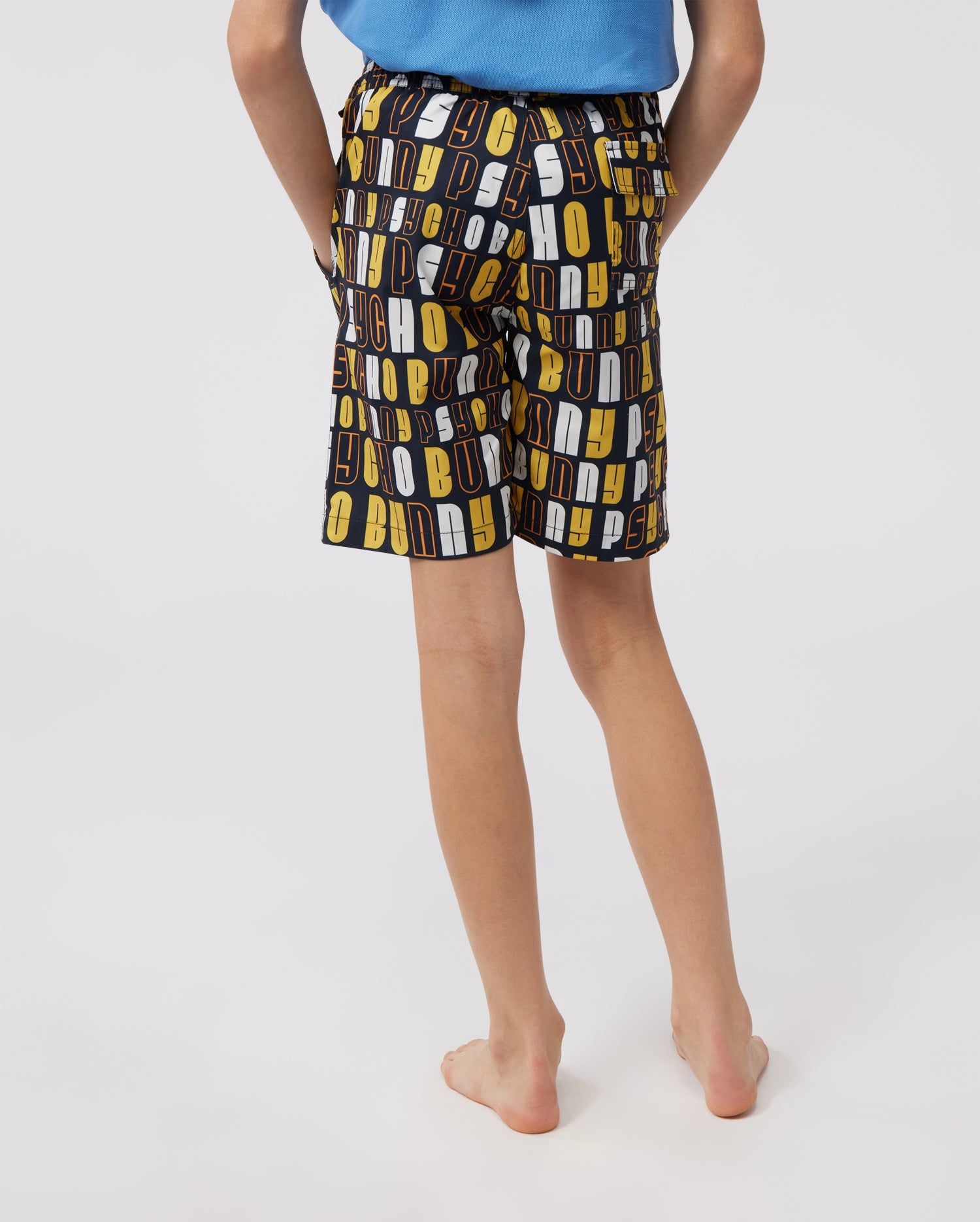 KIDS KROME SWIM TRUNK - B0W445W1PO sold by Psycho Bunny product image thumbnail 4