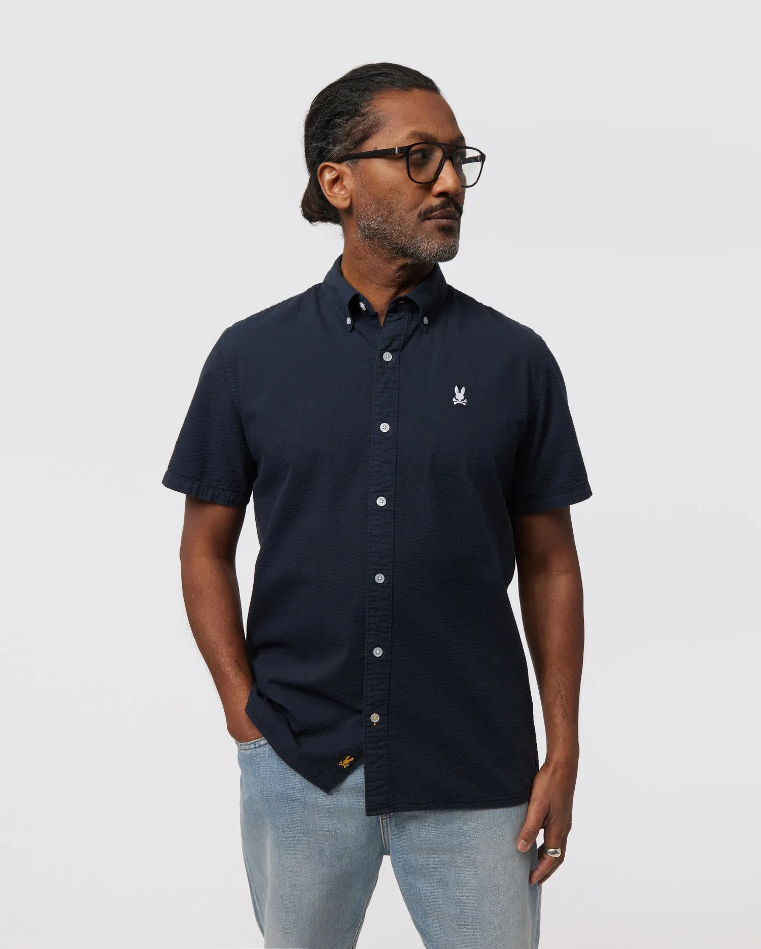 MENS ALTON SEERSUCKER SHIRT - B6Q147Y1SH sold by Psycho Bunny product image thumbnail 2