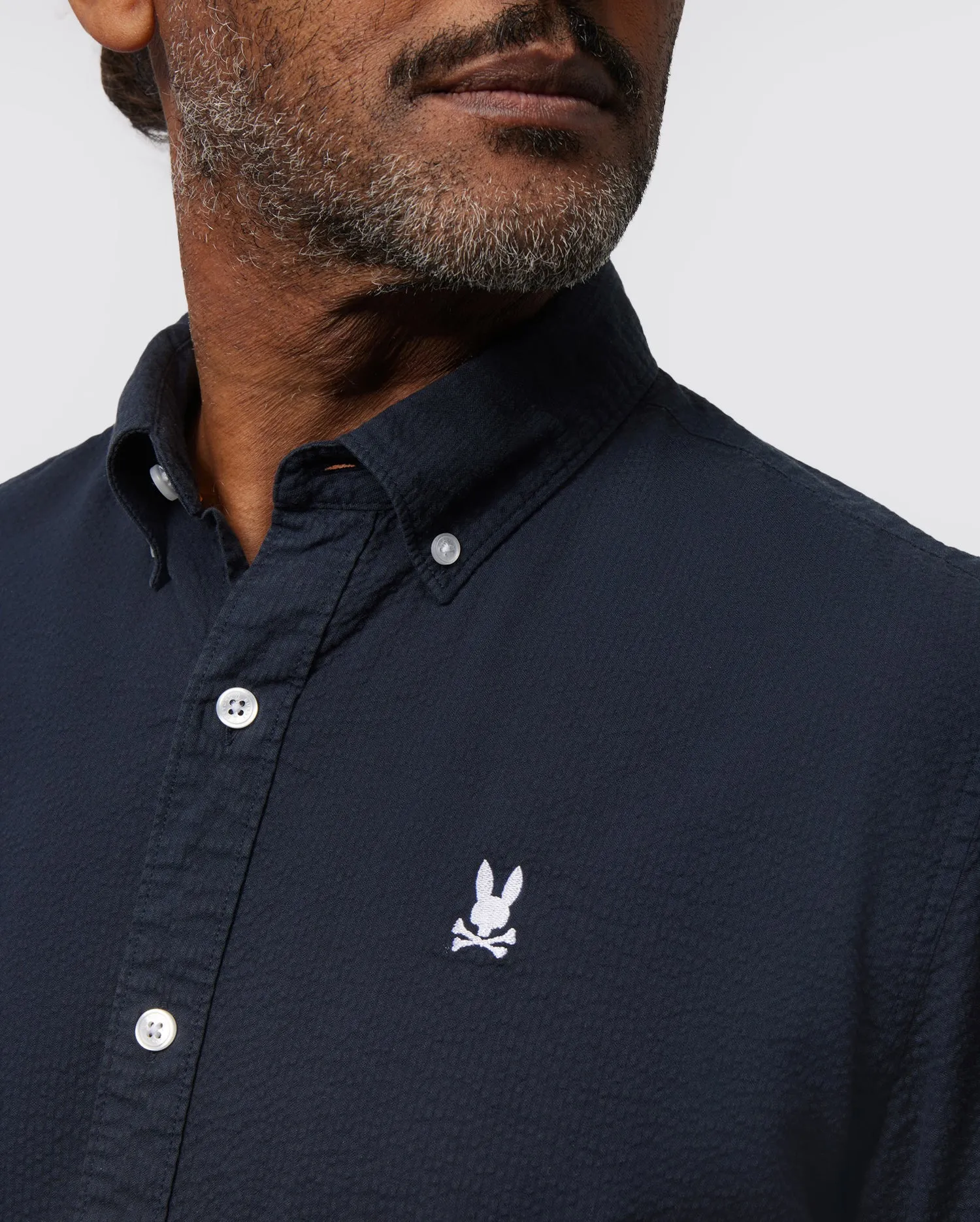 MENS ALTON SEERSUCKER SHIRT - B6Q147Y1SH sold by Psycho Bunny product image thumbnail 3