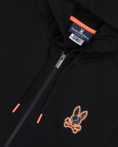 MENS BIG AND TALL WAVERLY BUNNY LOGO ZIP HOODIE - B9H752U1FT sold by Psycho Bunny
