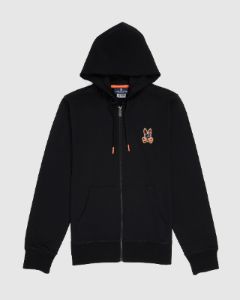 MENS BIG AND TALL WAVERLY BUNNY LOGO ZIP HOODIE - B9H752U1FT sold by Psycho Bunny