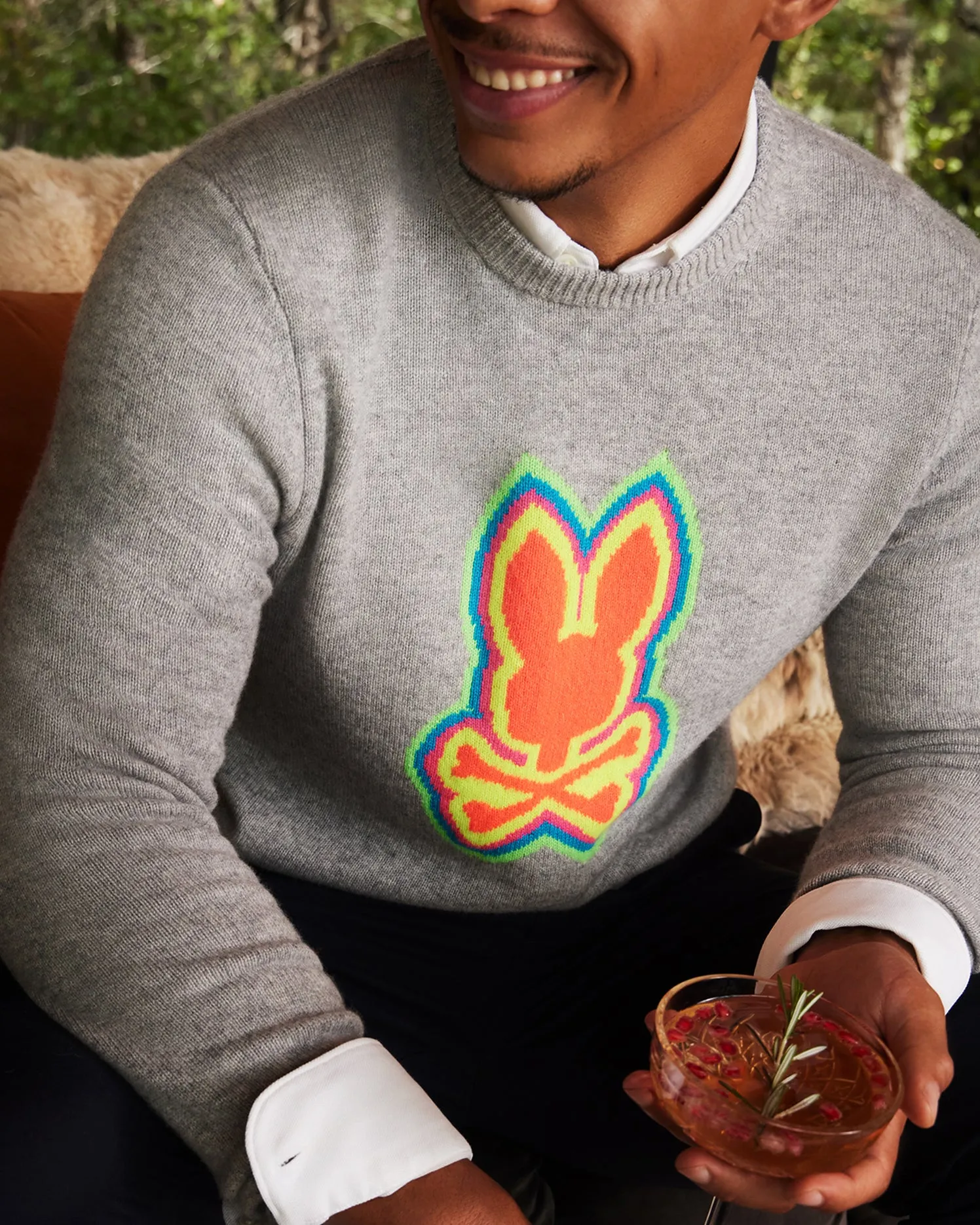 MENS SANTA MONICA CASHMERE SWEATER - B6E705A2SW sold by Psycho Bunny product image thumbnail 2