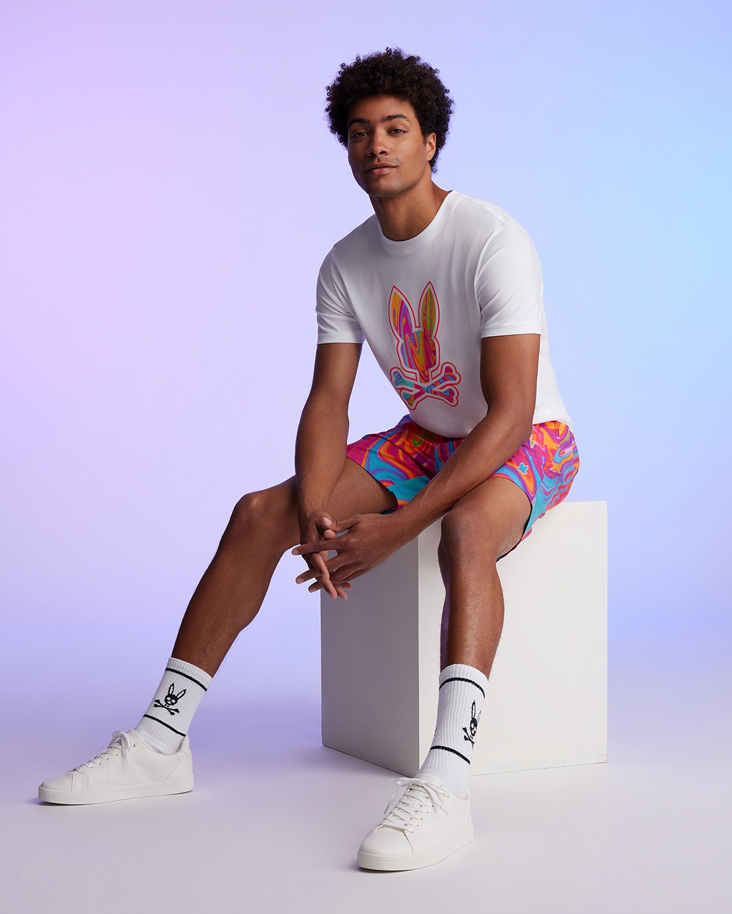 MENS MARTINEZ PRINTED SWIM - B6W728A2PO sold by Psycho Bunny product image thumbnail 4