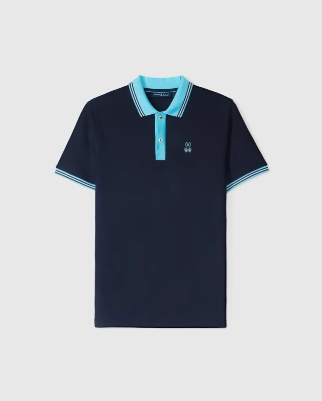 MENS SALINA PIQUE POLO SHIRT - B6K379B200 sold by Psycho Bunny
