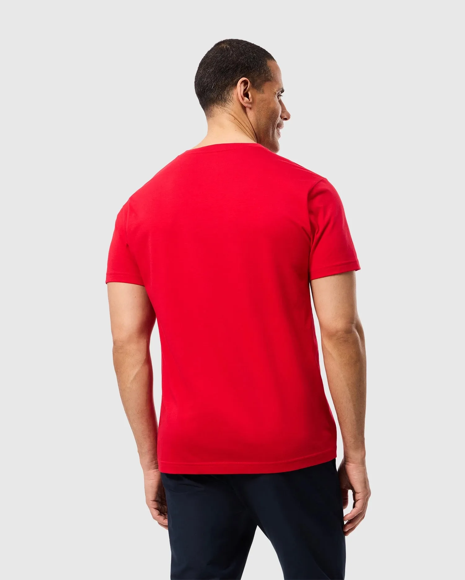 MENS CLASSIC V NECK TEE - B6U100CRPC sold by Psycho Bunny product image thumbnail 4