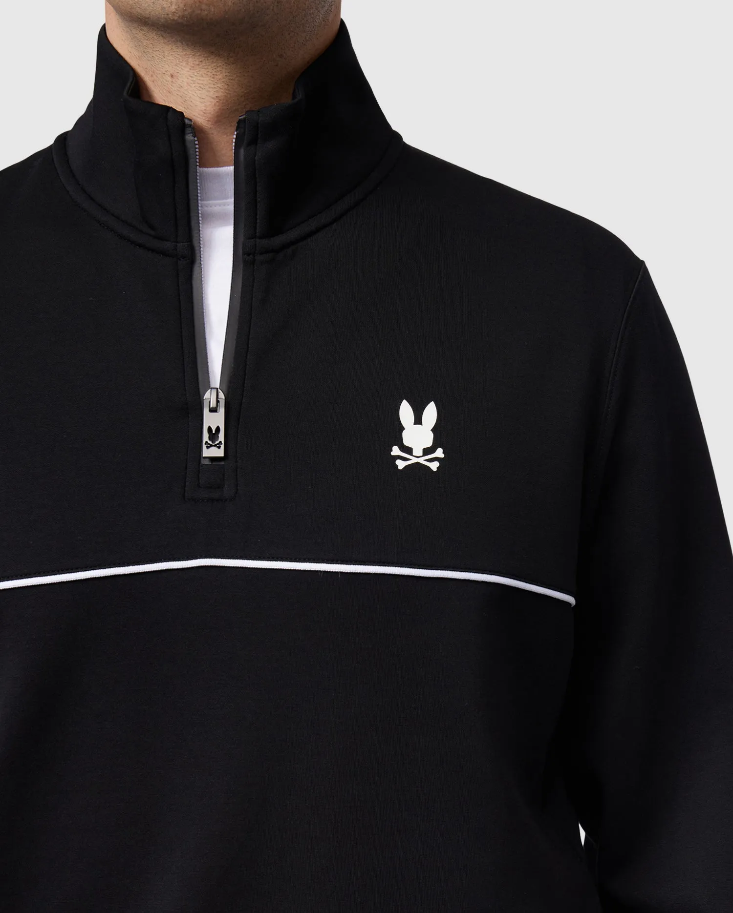 MENS LEON HALF ZIP SWEATSHIRT - B6S204B200 sold by Psycho Bunny product image thumbnail 3