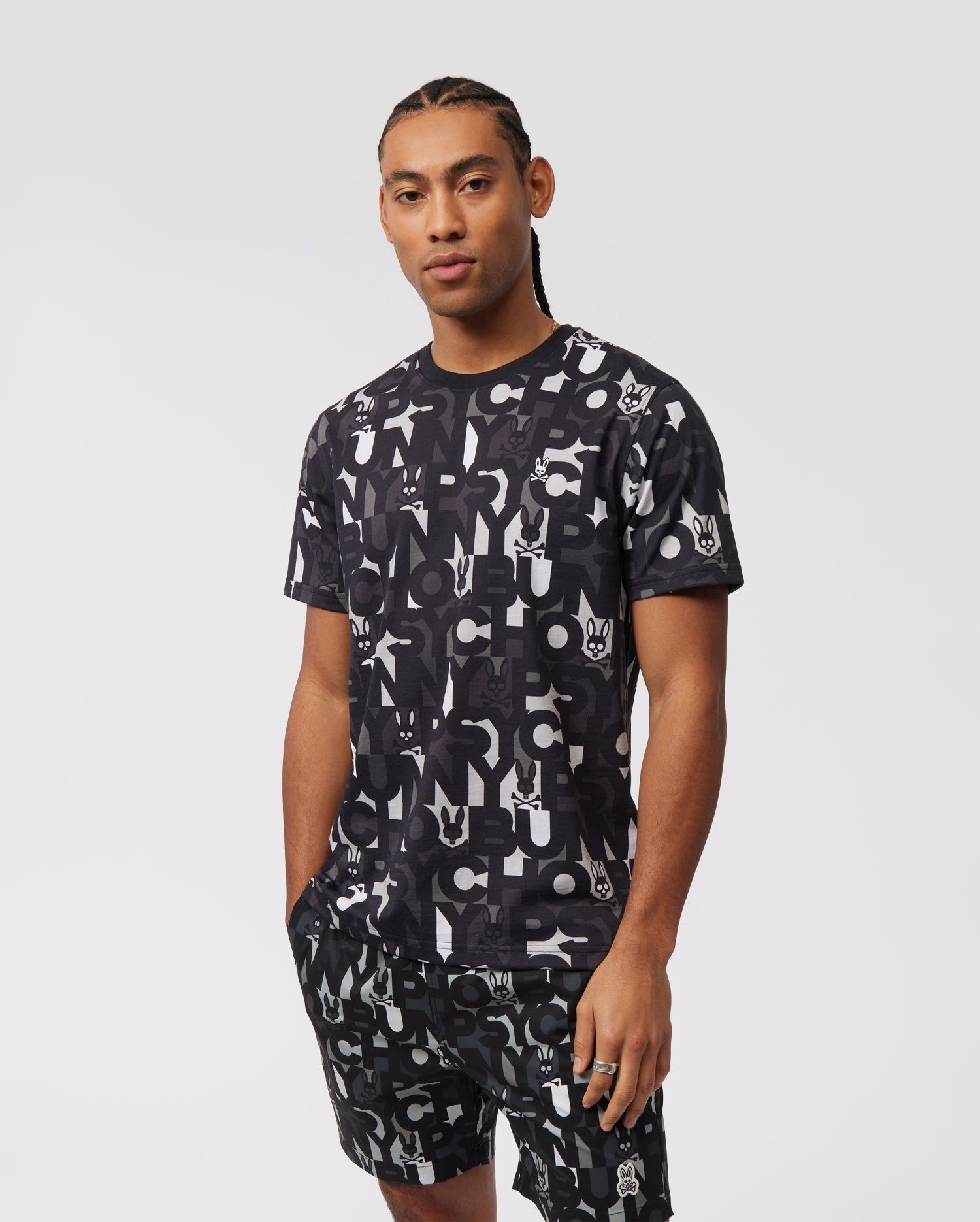 MENS BAGH ALL OVER PRINT TEE - B6U753X1PC sold by Psycho Bunny product image thumbnail 2