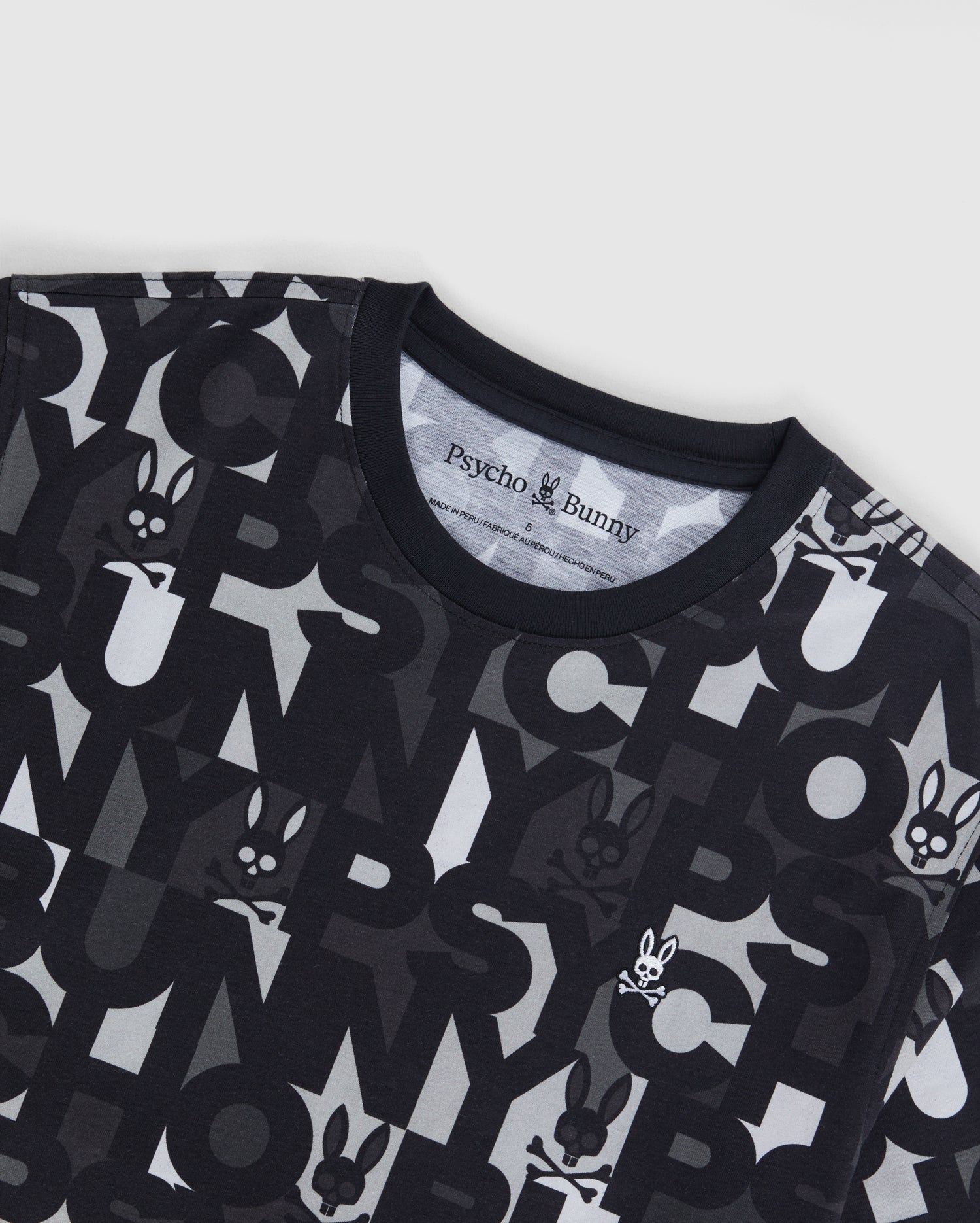 MENS BAGH ALL OVER PRINT TEE - B6U753X1PC sold by Psycho Bunny product image thumbnail 7