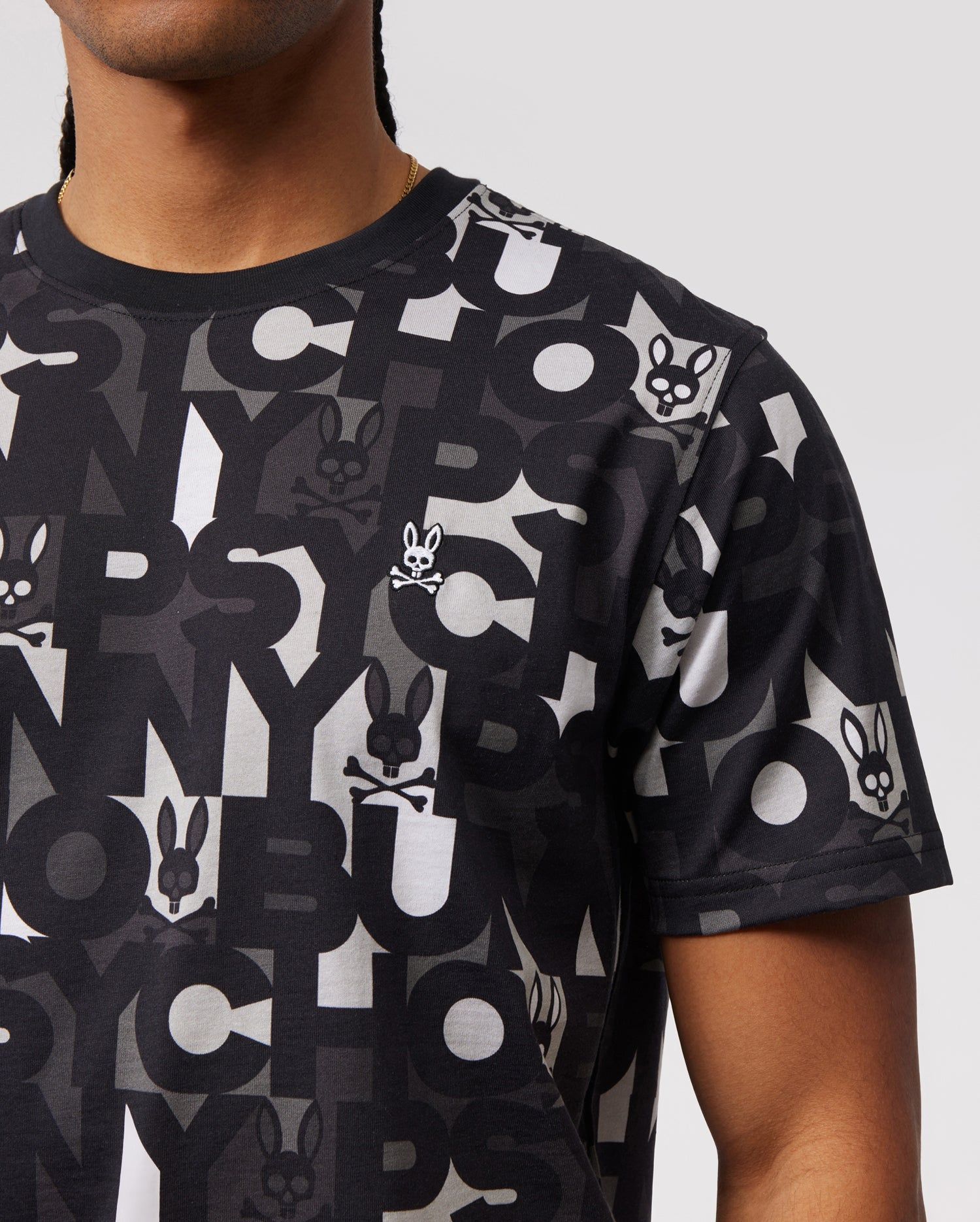 MENS BAGH ALL OVER PRINT TEE - B6U753X1PC sold by Psycho Bunny product image thumbnail 3