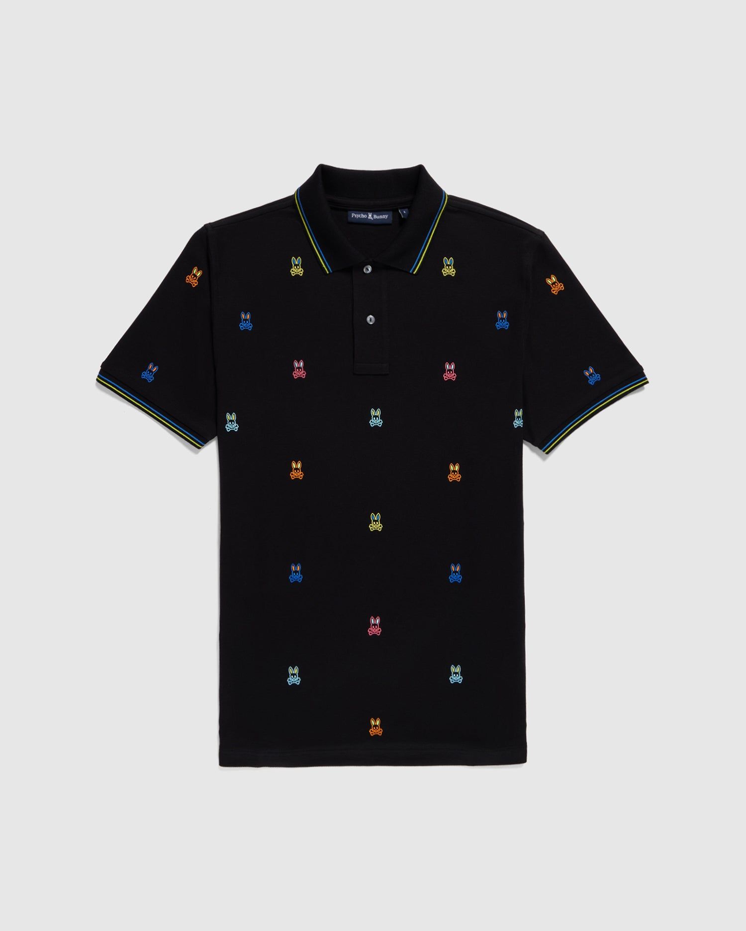 MENS CARSON ALL OVER EMBROIDERED BUNNY POLO - B6K501A2PC sold by Psycho Bunny product image thumbnail 2