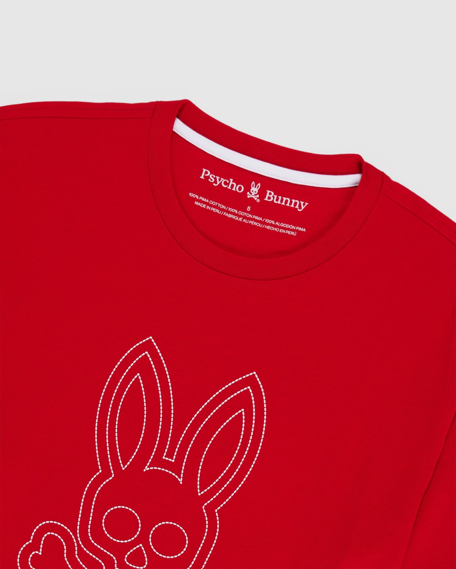 MENS LARKIN BIG BUNNY TEE - B6U508Z1PC sold by Psycho Bunny product image thumbnail 3