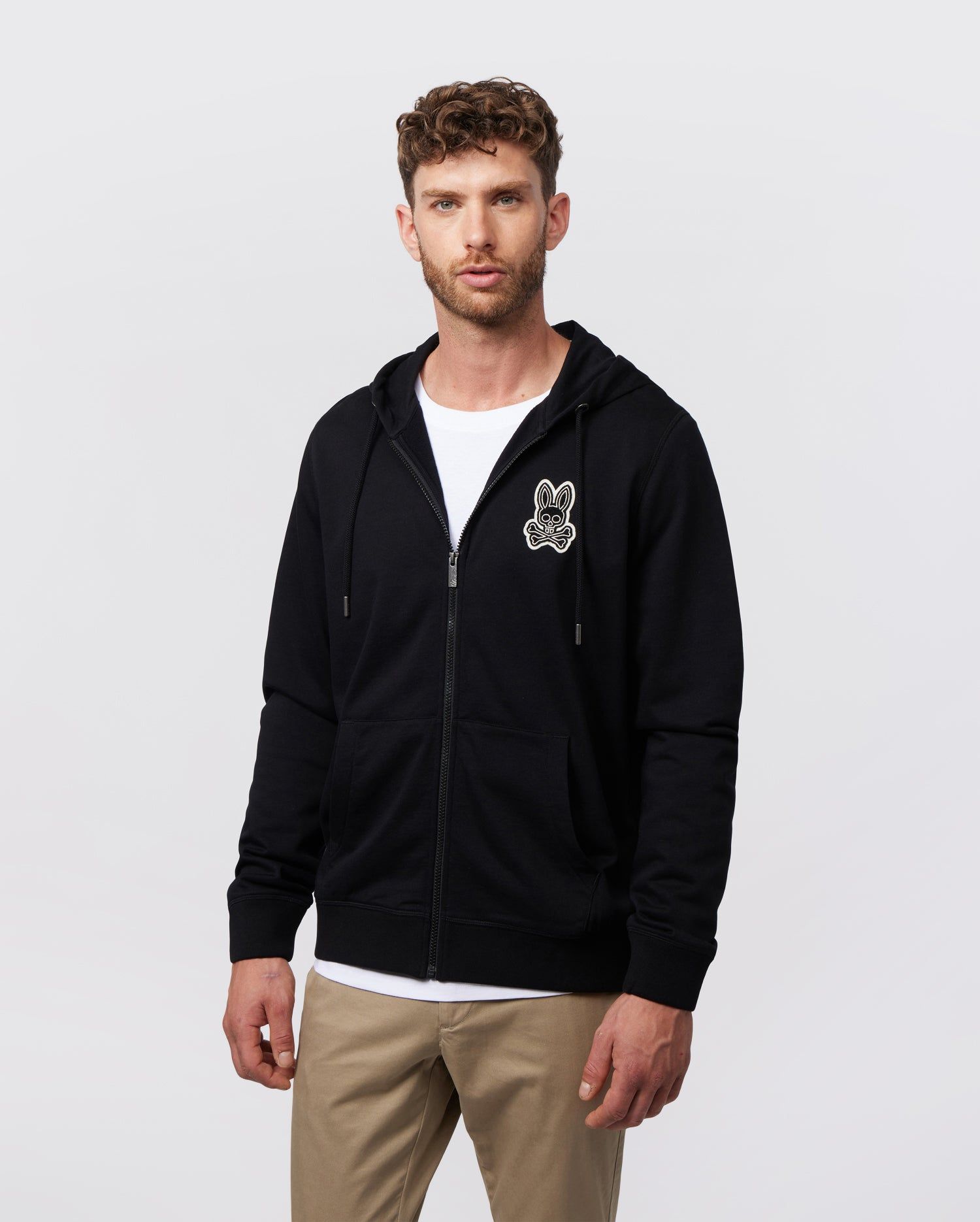 MENS WAYNE FULL-ZIP HOODIE - B6H370Z1FT sold by Psycho Bunny product image thumbnail 2
