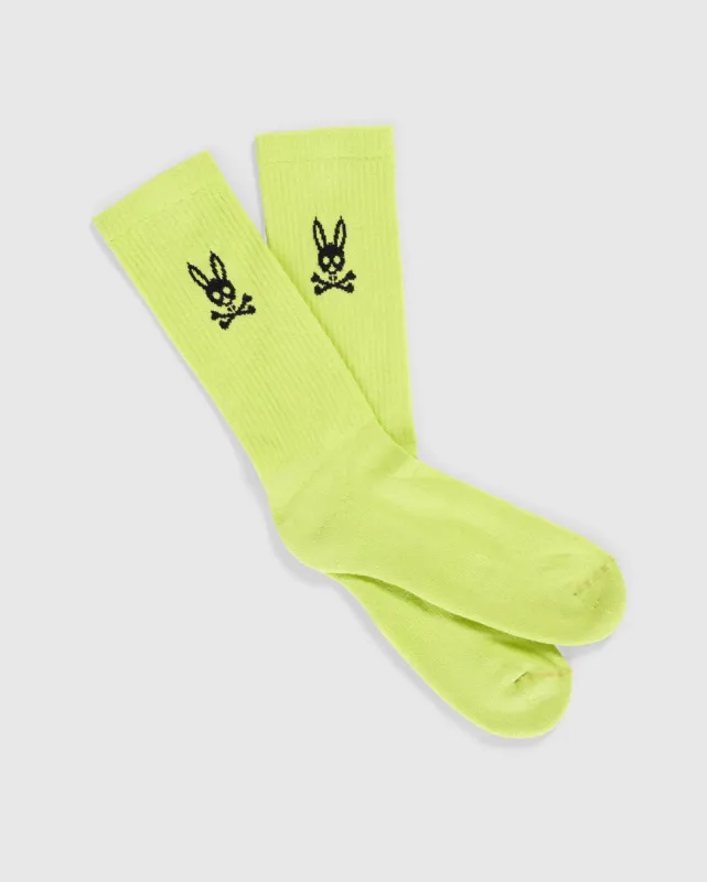 MENS CLASSIC BUNNY SOCKS - B6F146Z1PB sold by Psycho Bunny