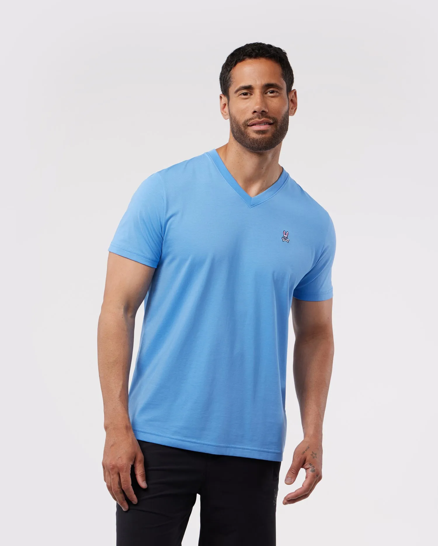 MENS CLASSIC V NECK TEE - B6U100Z1PC sold by Psycho Bunny product image thumbnail 2