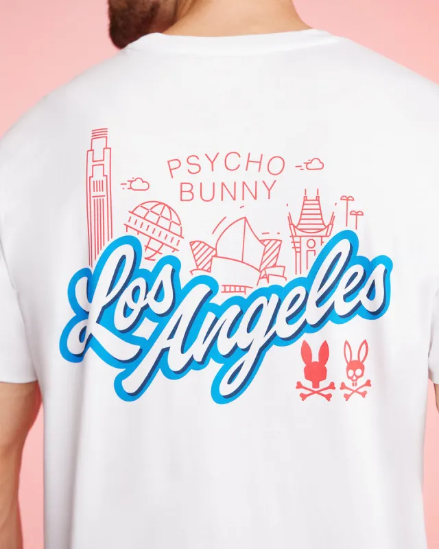 MENS LOS ANGELES CITY TEE - B6U861A2PC sold by Psycho Bunny