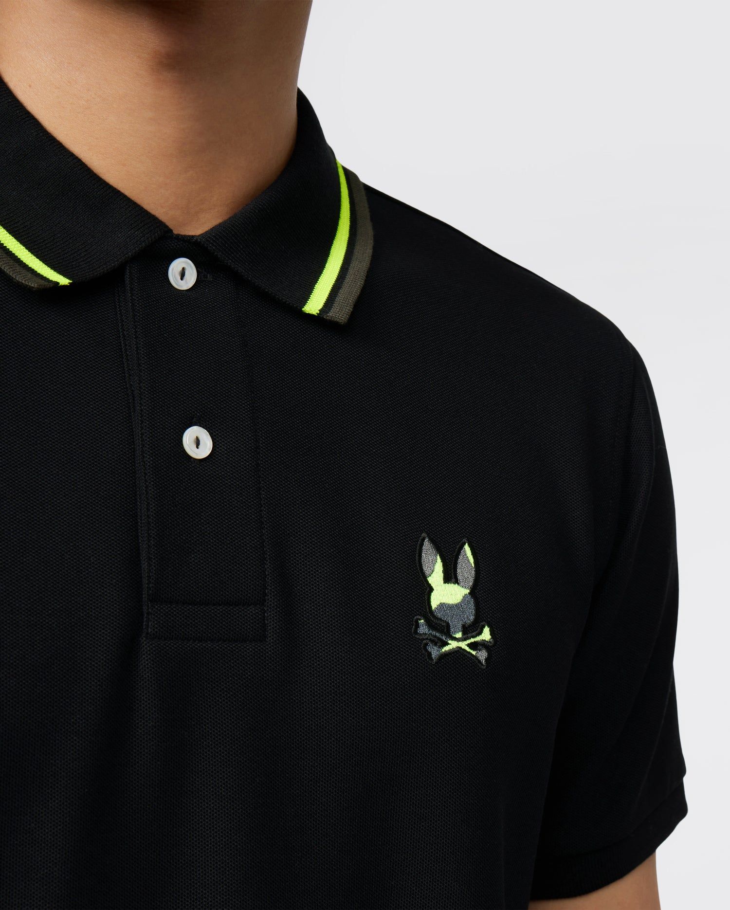 MENS PLANO PIQUE POLO - B6K334Z1PC sold by Psycho Bunny product image thumbnail 3