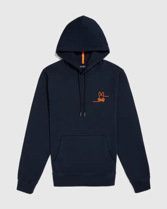 MENS CHESTER EMBROIDERED HOODIE - B6H358Z1FT sold by Psycho Bunny