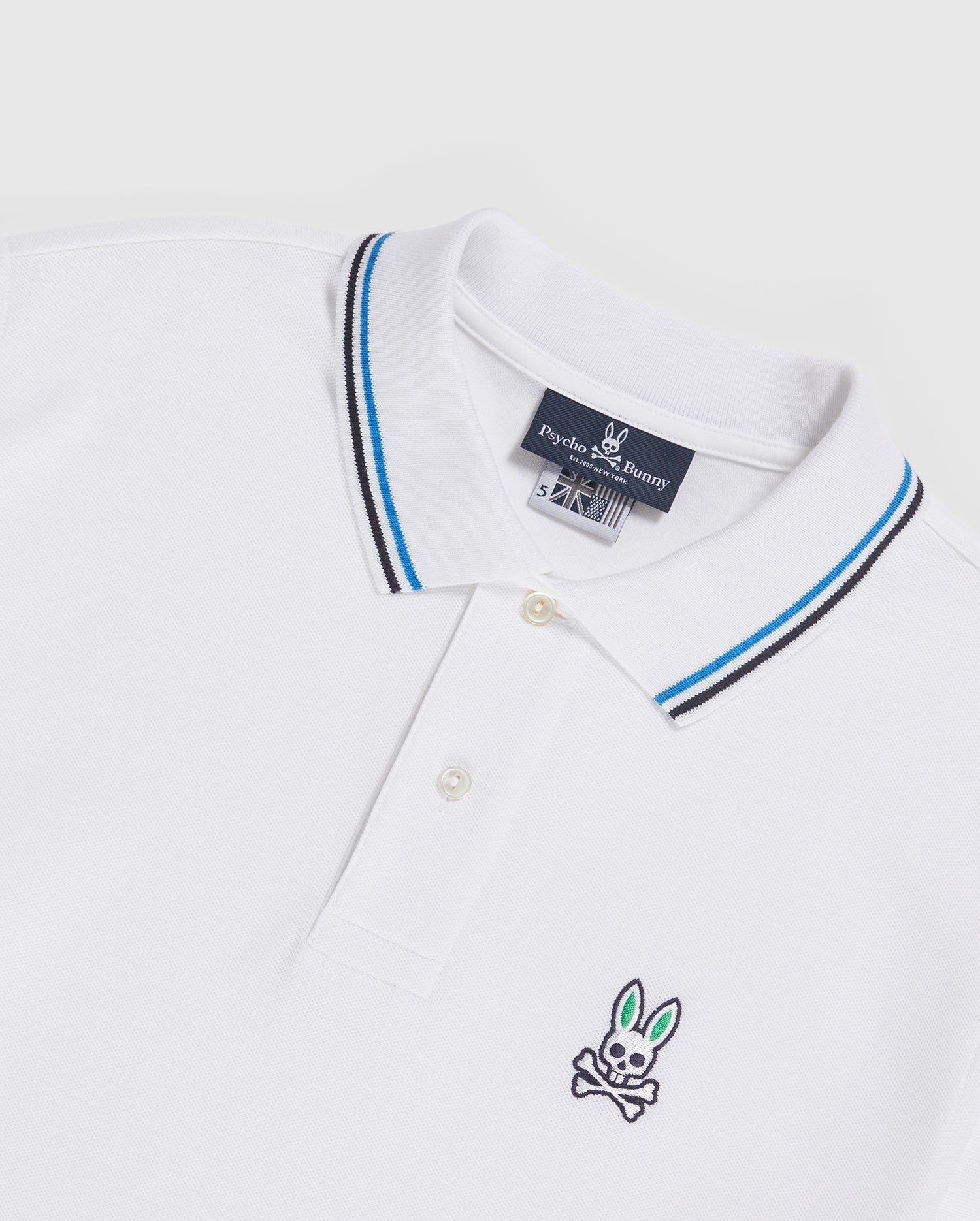 MENS SONA COLLAR STRIPE FASHION POLO - B6K201W1PC sold by Psycho Bunny product image thumbnail 6