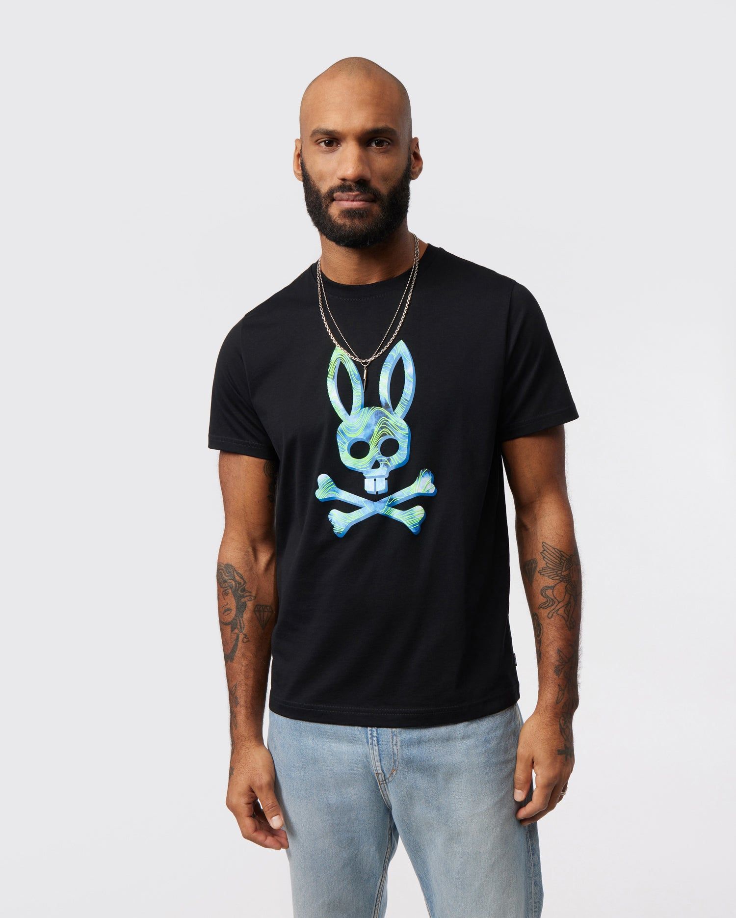 MENS HERO BUNNY GRAPHIC TEE - B6U859X1PC sold by Psycho Bunny product image thumbnail 2