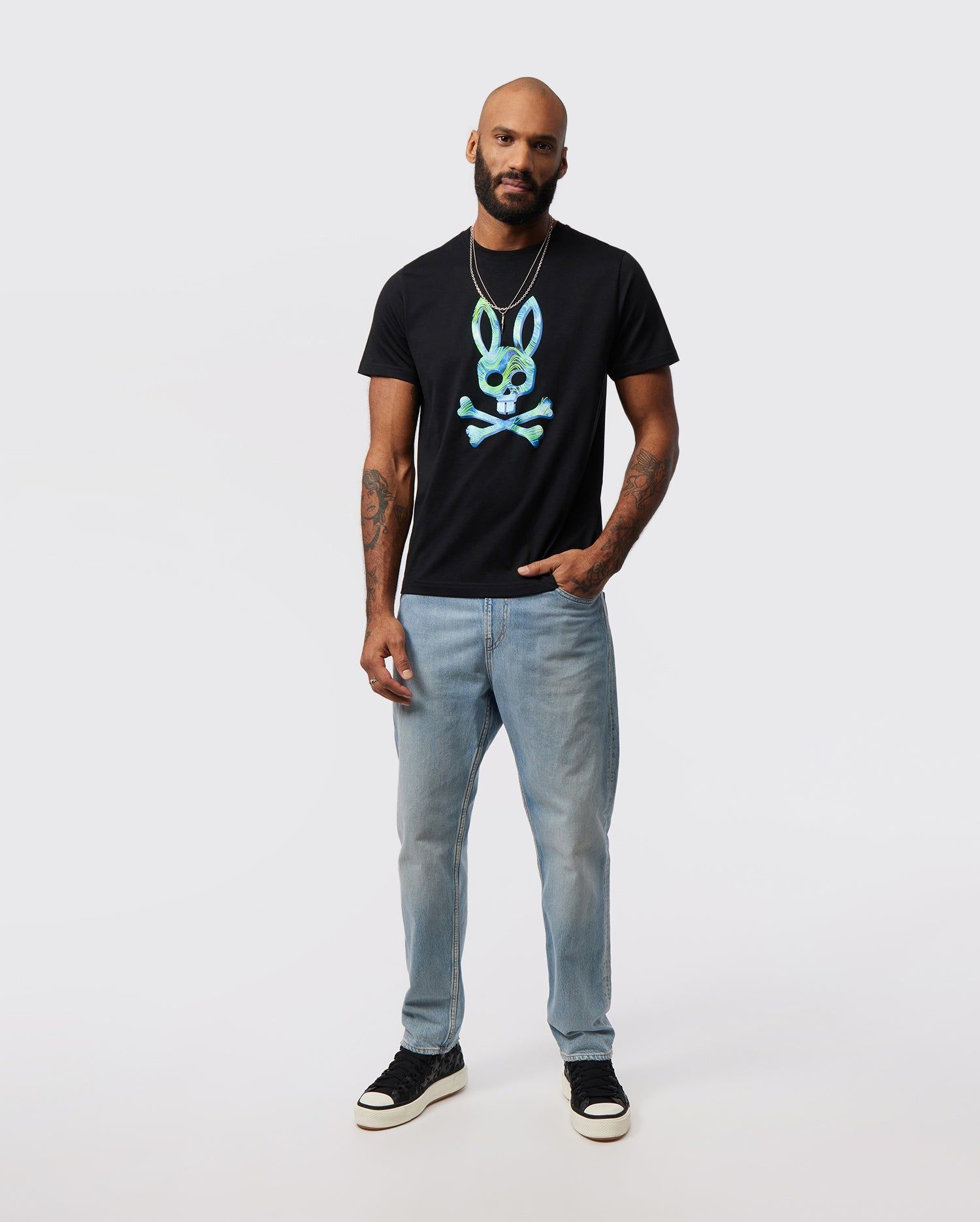 MENS HERO BUNNY GRAPHIC TEE - B6U859X1PC sold by Psycho Bunny product image thumbnail 5