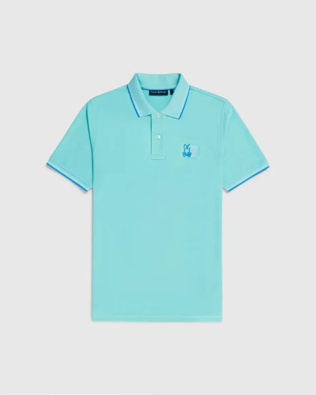 MENS WINTON PIQUE POLO SHIRT - B6K841A2PC sold by Psycho Bunny
