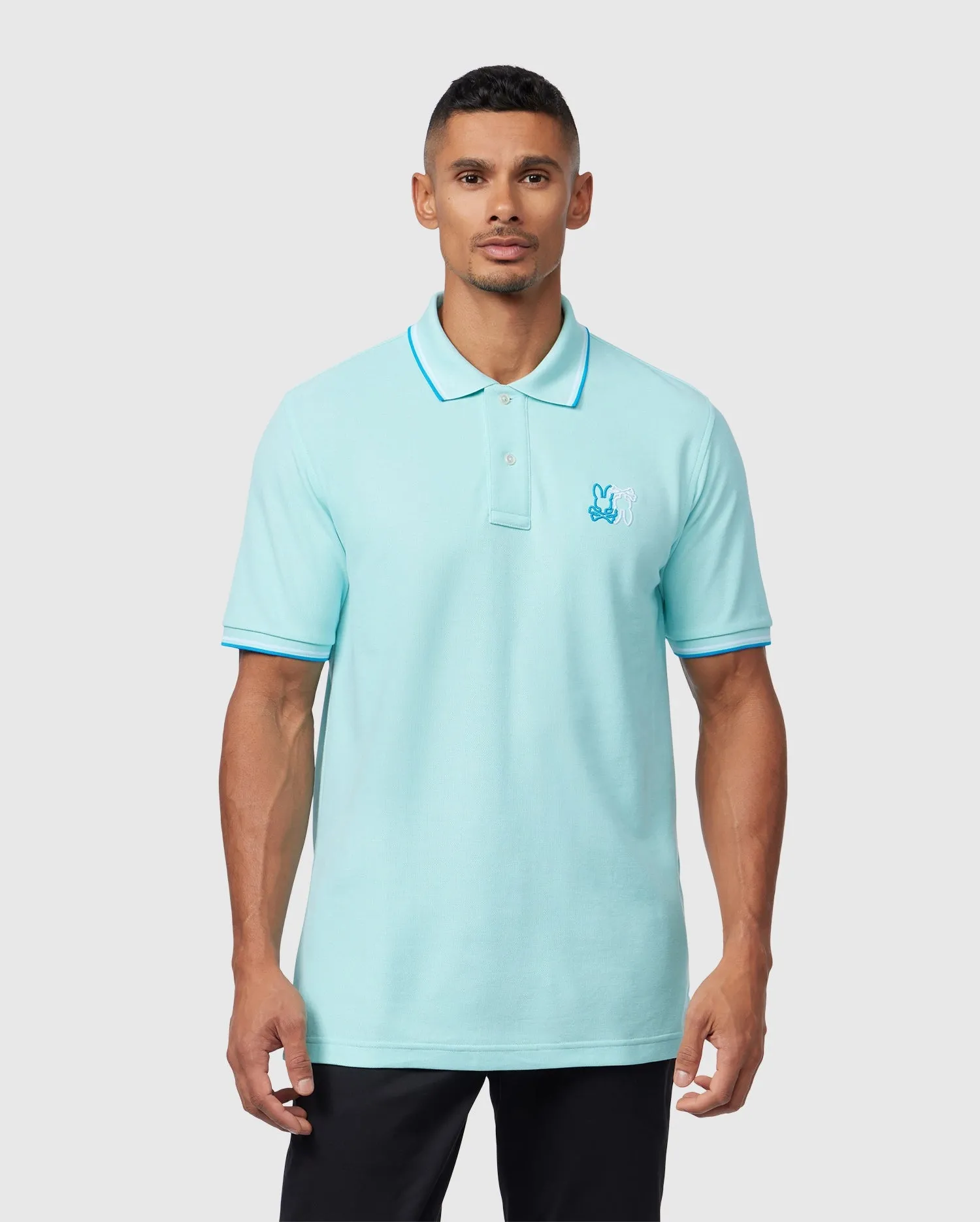 MENS WINTON PIQUE POLO SHIRT - B6K841A2PC sold by Psycho Bunny product image thumbnail 2