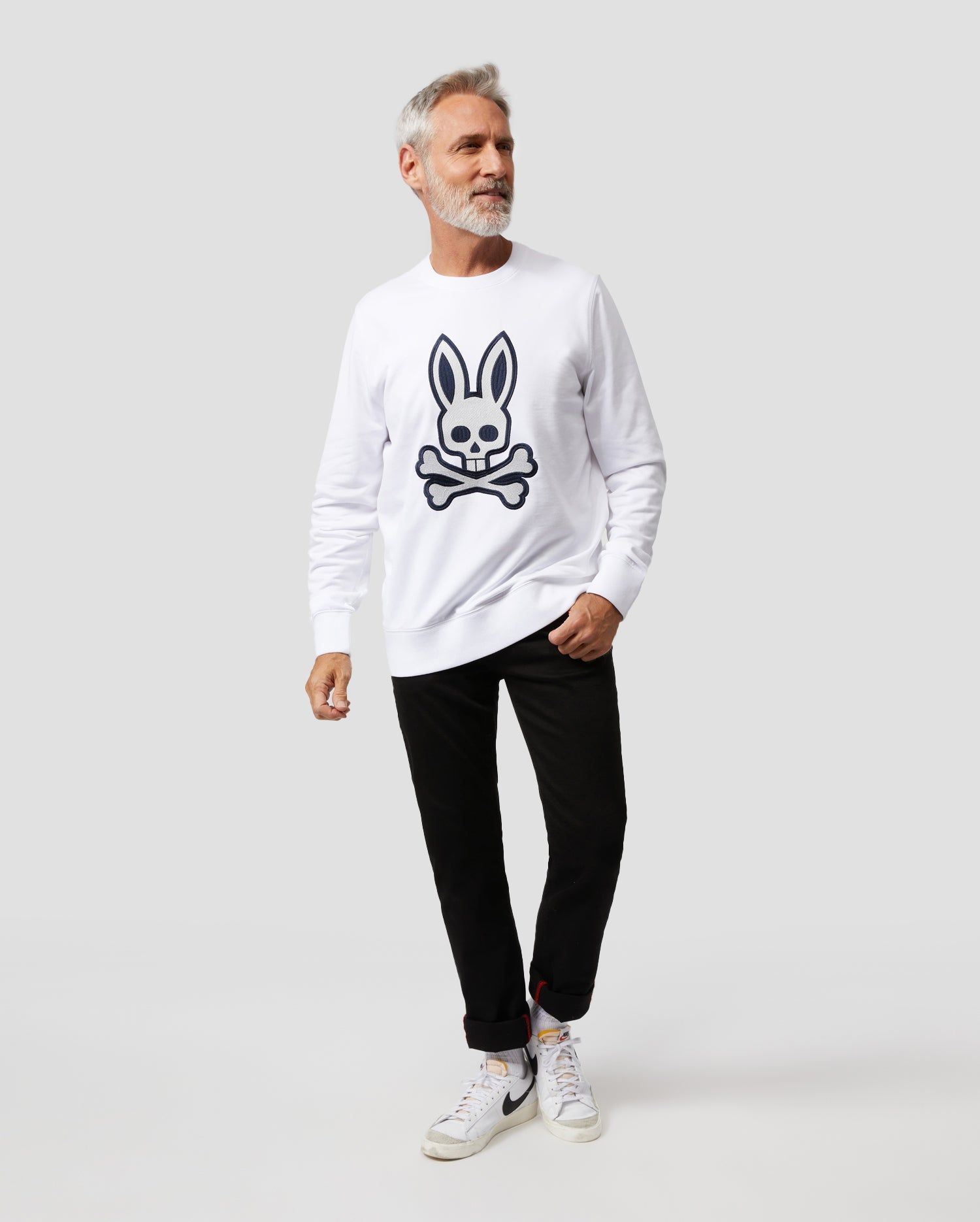 MENS COPA EMBROIDERED BUNNY SWEATSHIRT - B6S206W1FT sold by Psycho Bunny product image thumbnail 4