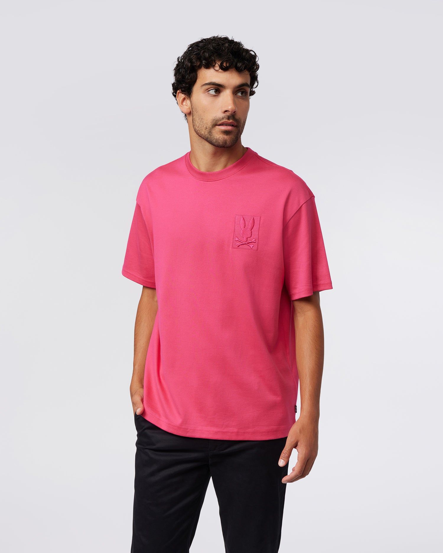 MENS YORKVILLE HEAVY WEIGHT RELAXED FIT TEE - B6U303Z1PC sold by Psycho Bunny product image thumbnail 2
