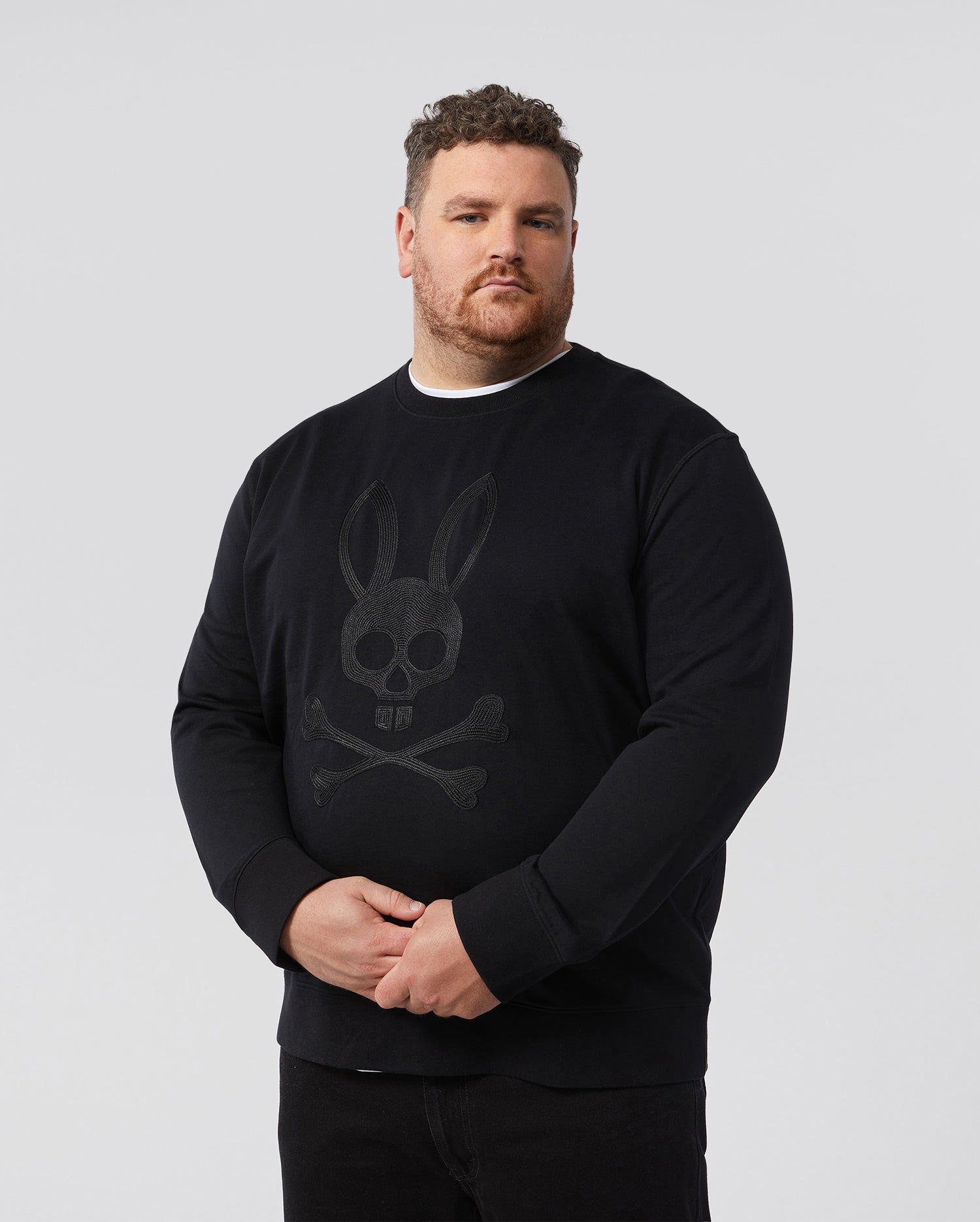 MENS BIG AND TALL THOMASTON BUNNY SWEATSHIRT - B9S896U1FT sold by Psycho Bunny product image thumbnail 2