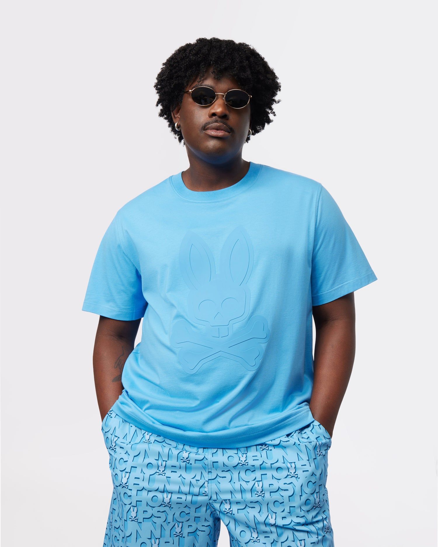 MENS BIG AND TALL DAMON GRAPHIC TEE - B9U900Y1PC sold by Psycho Bunny product image thumbnail 2